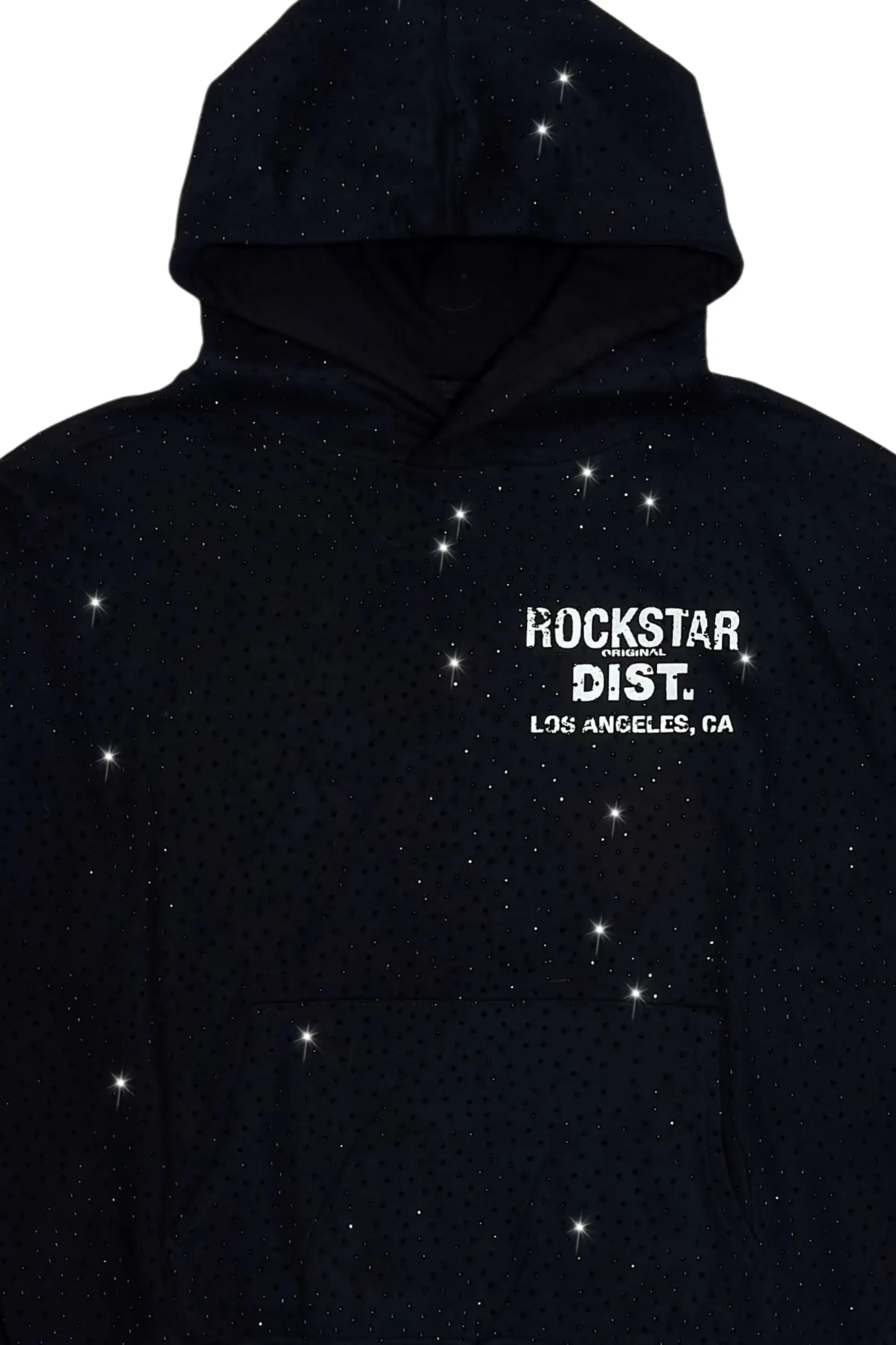 Lake Black Rhinestone Oversized Hoodie sold by Rockstar Original product image thumbnail 2