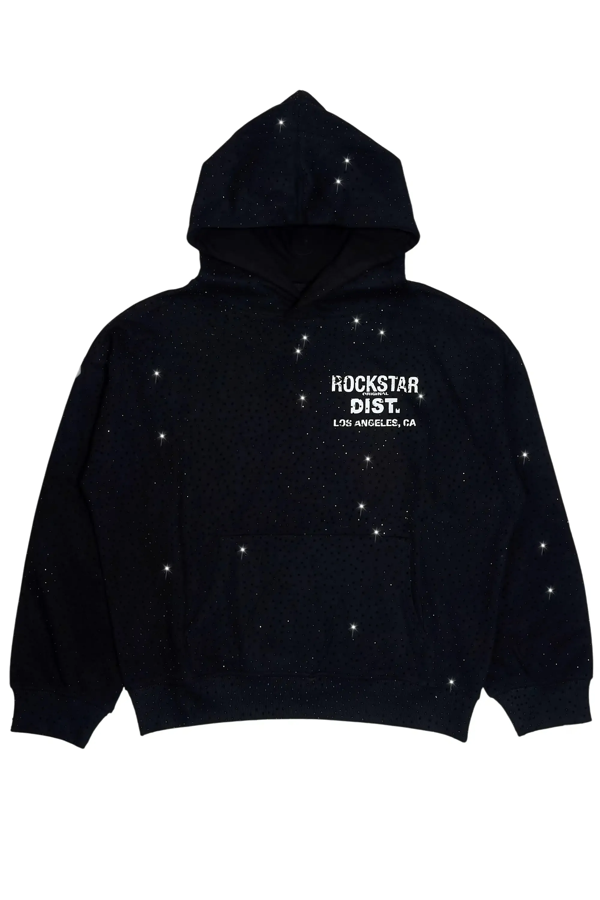 Lake Black Rhinestone Oversized Hoodie sold by Rockstar Original product image thumbnail 3
