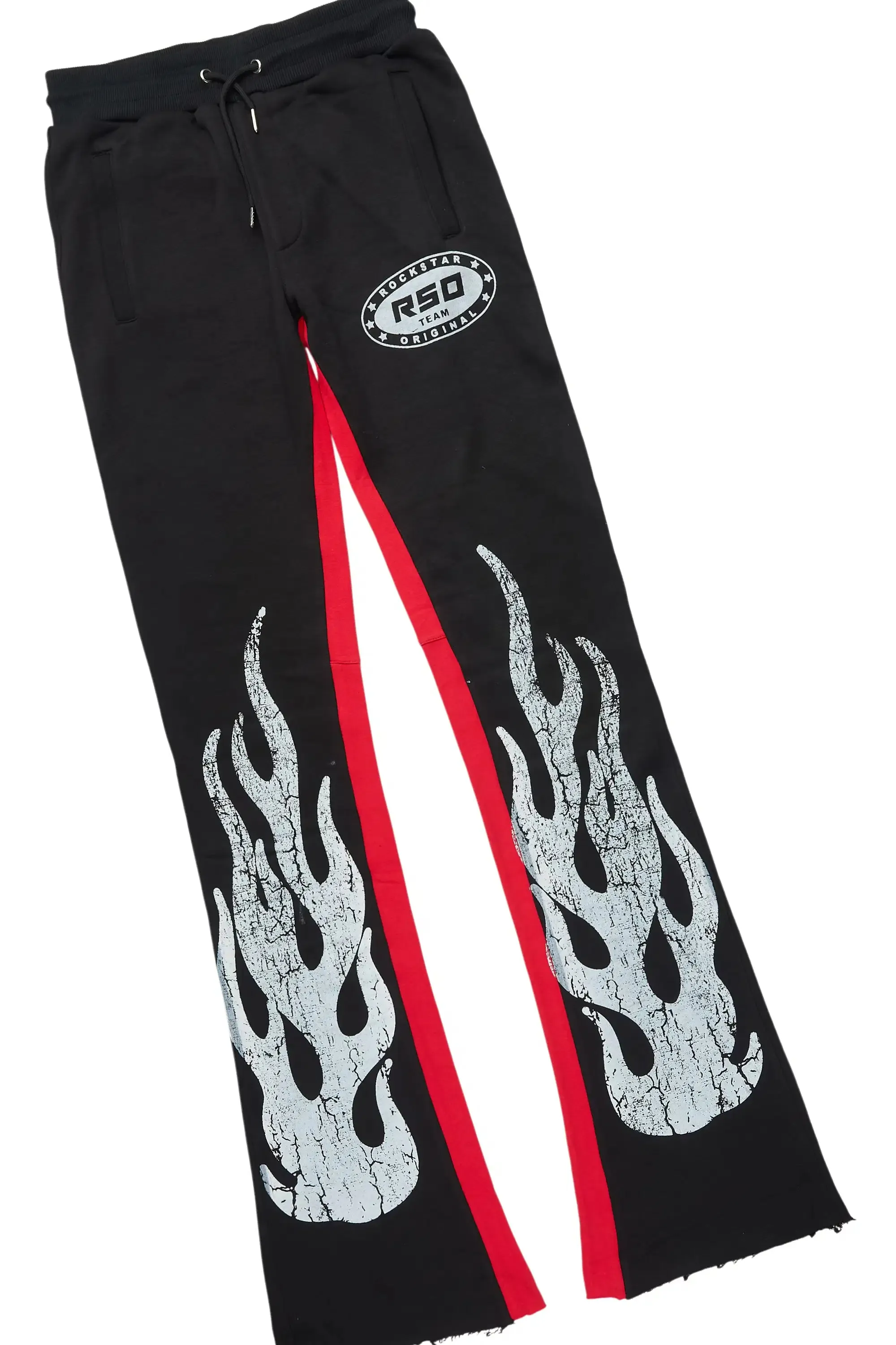 Amos Black Hoodie/Stacked Pant Track Set sold by Rockstar Original product image thumbnail 4