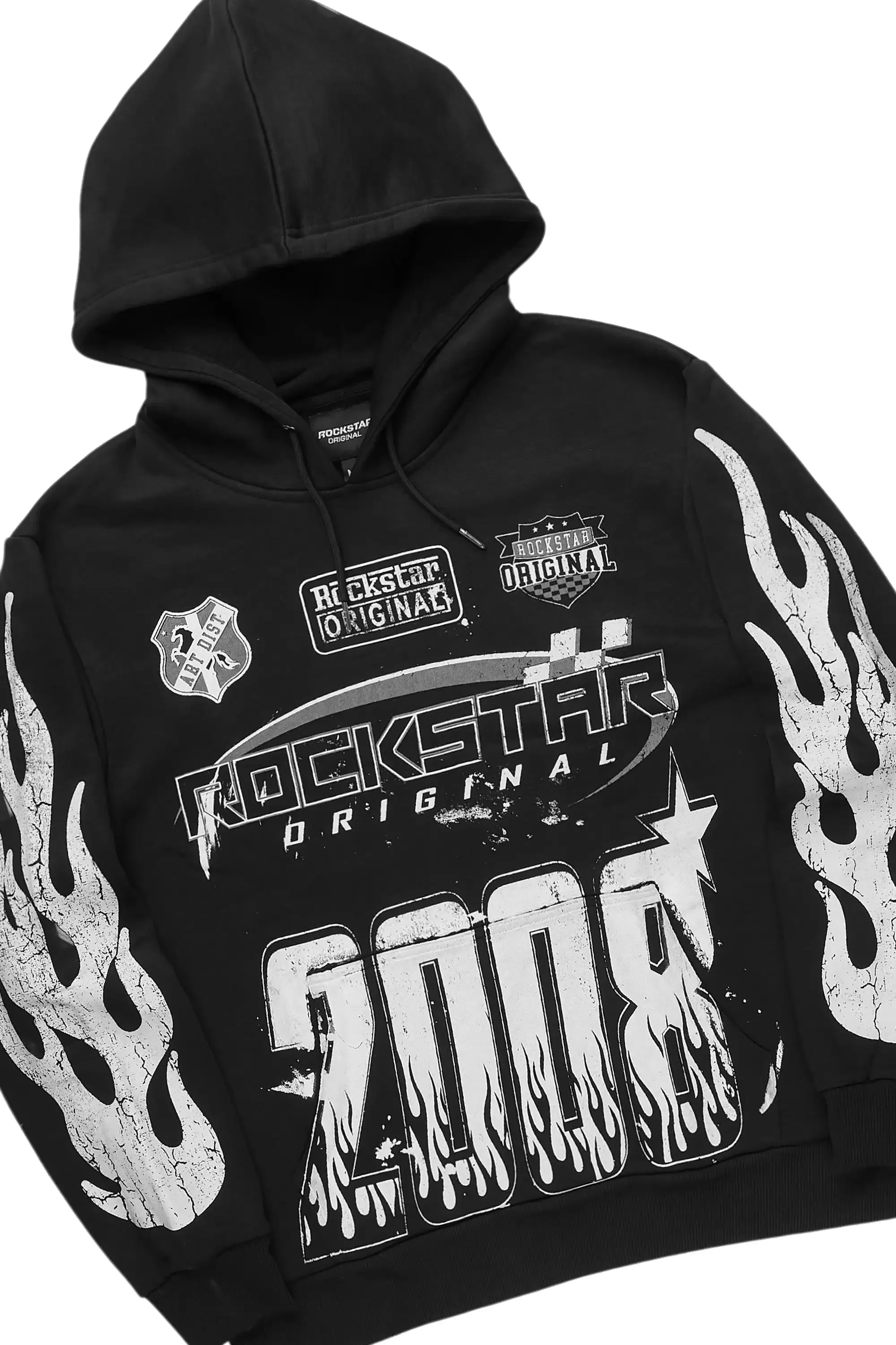 Amos Black Hoodie/Stacked Pant Track Set sold by Rockstar Original product image thumbnail 2