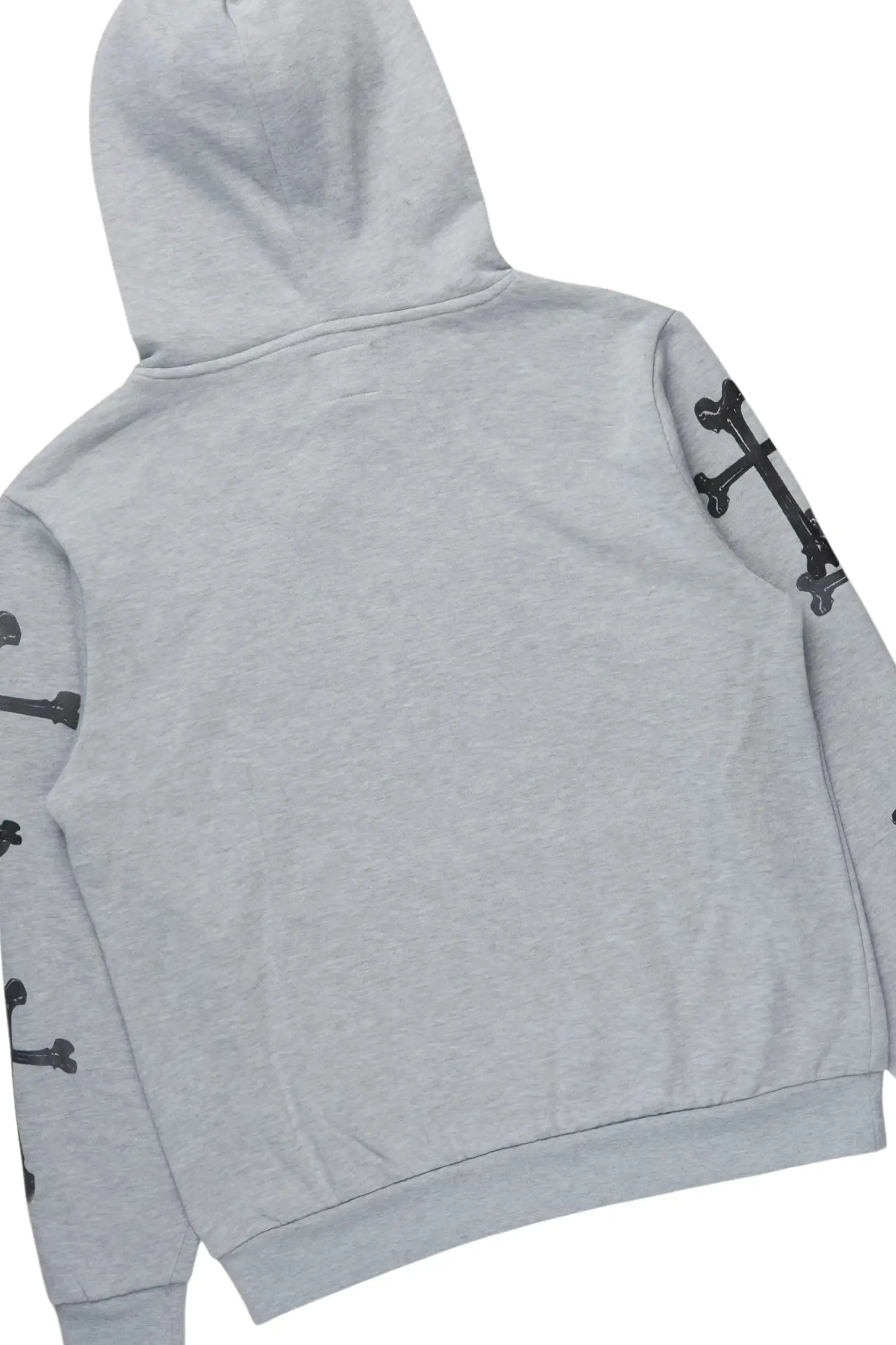 Olivier Heather Grey/Black Hoodie/Stacked Flare Track Set sold by Rockstar Original product image thumbnail 3
