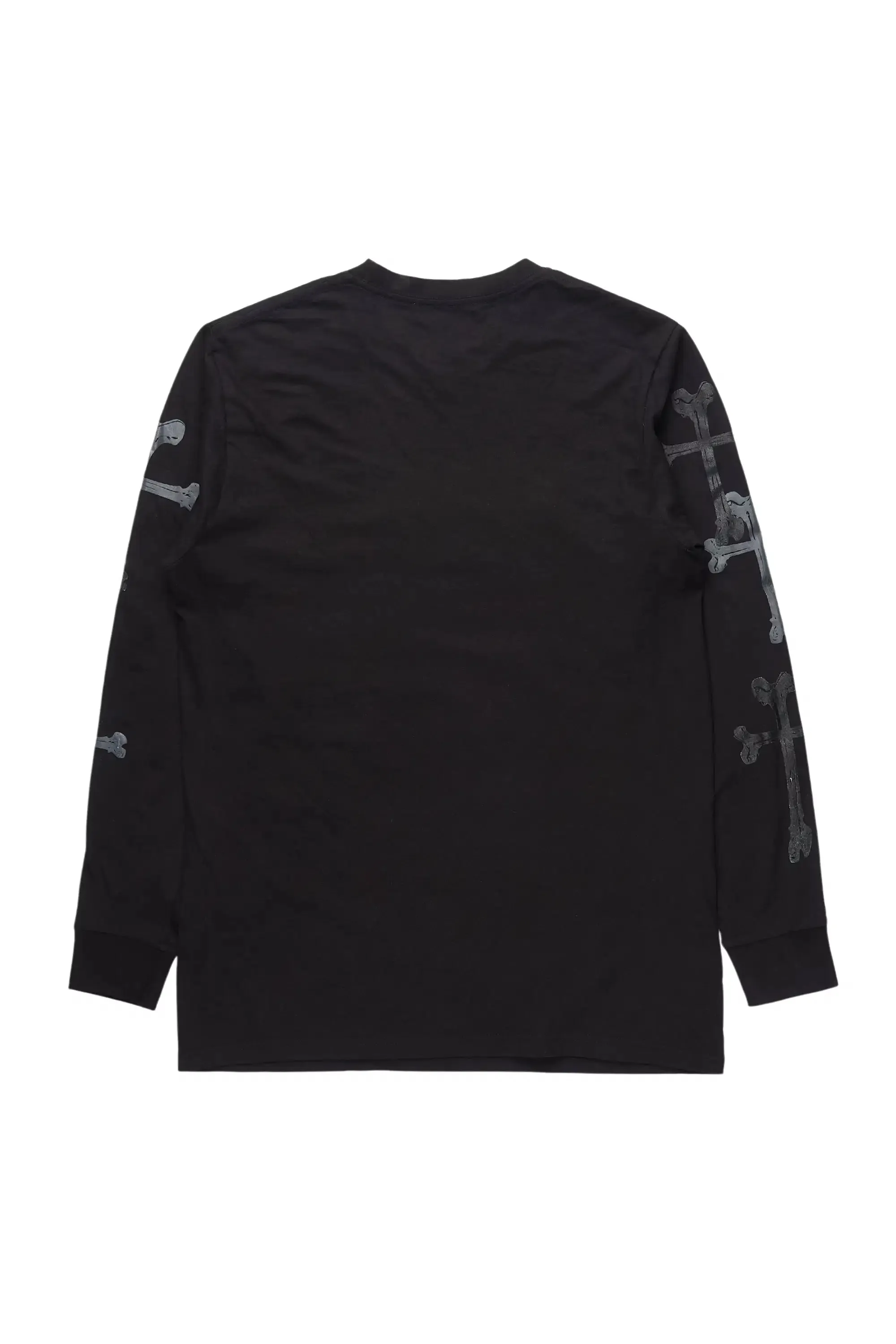 Olivier Black Long Sleeve Graphic T-Shirt sold by Rockstar Original product image thumbnail 3