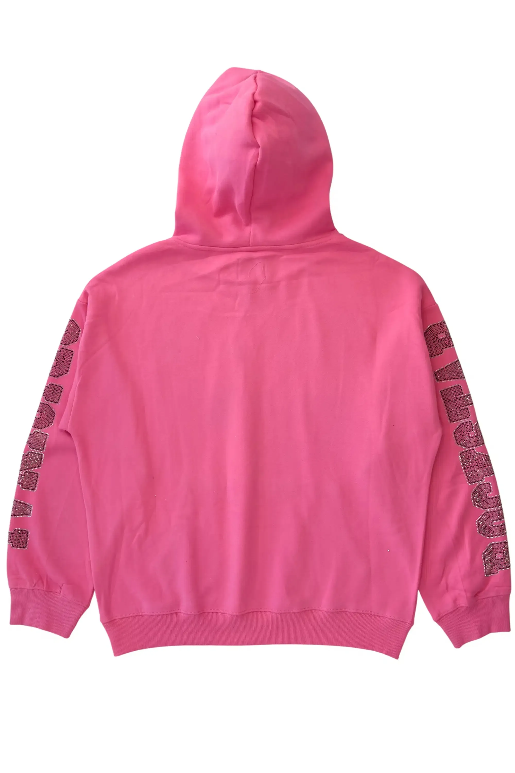 Tariqa Pink Rhinestone Hoodie sold by Rockstar Original product image thumbnail 3