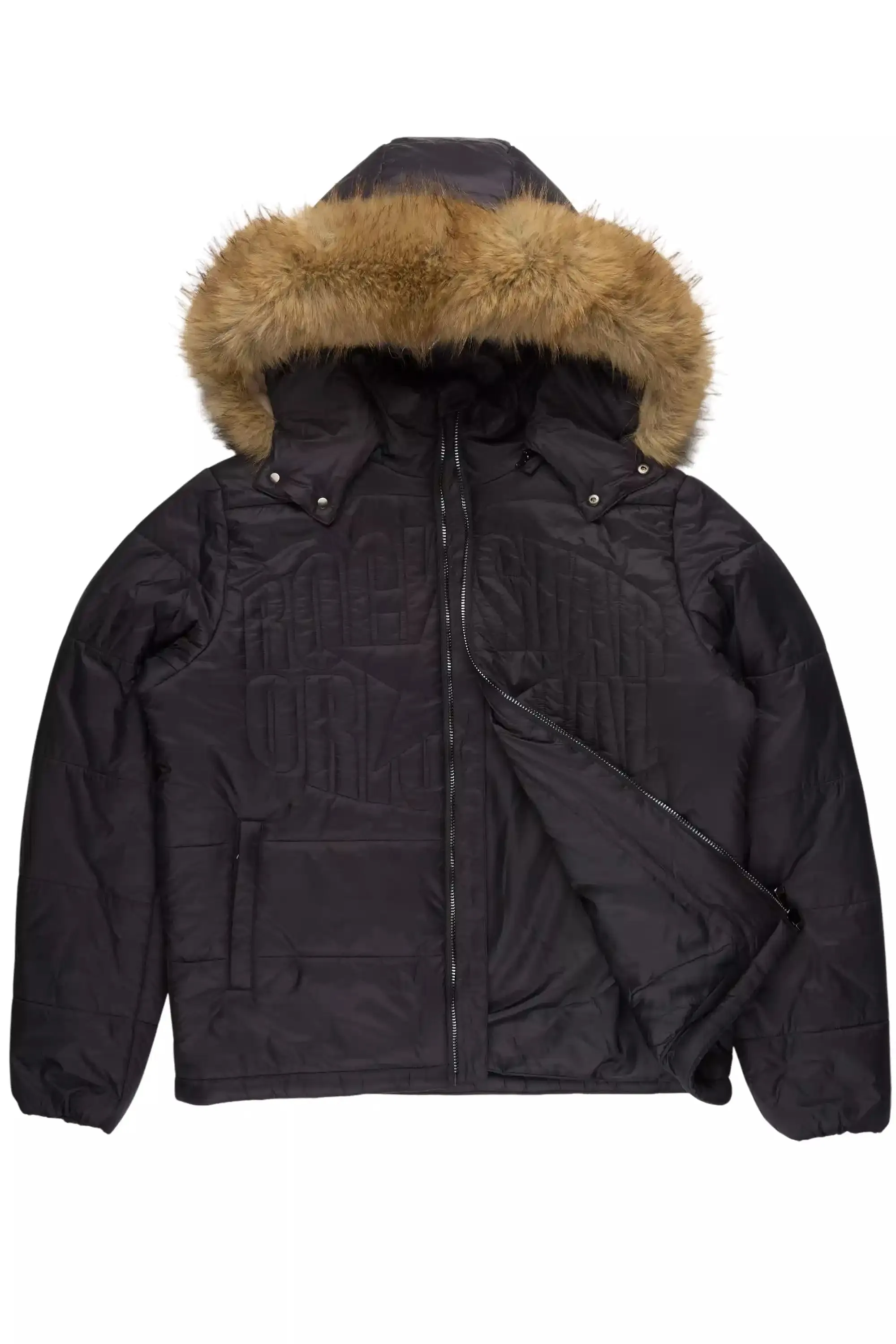 Chillwave Black Puffer Jacket sold by Rockstar Original product image thumbnail 2