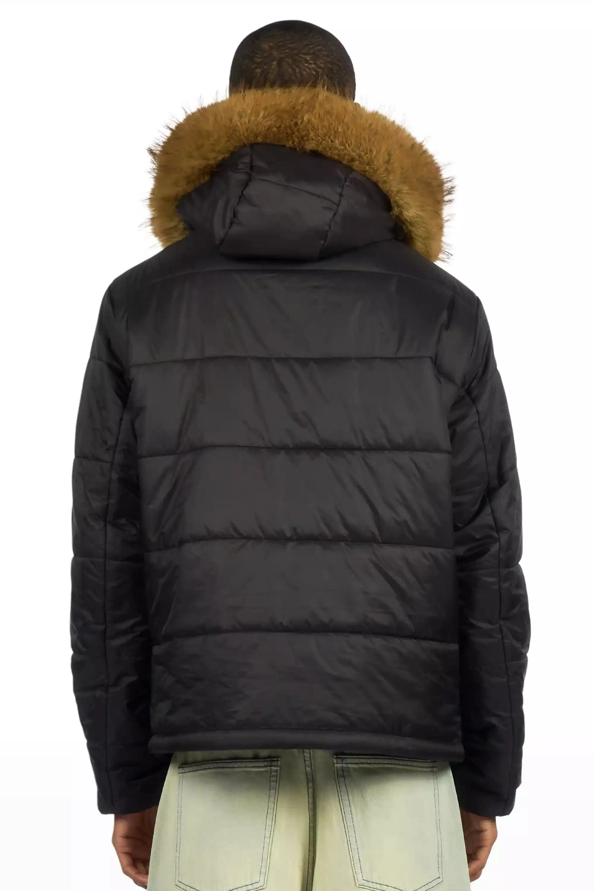 Chillwave Black Puffer Jacket sold by Rockstar Original product image thumbnail 5
