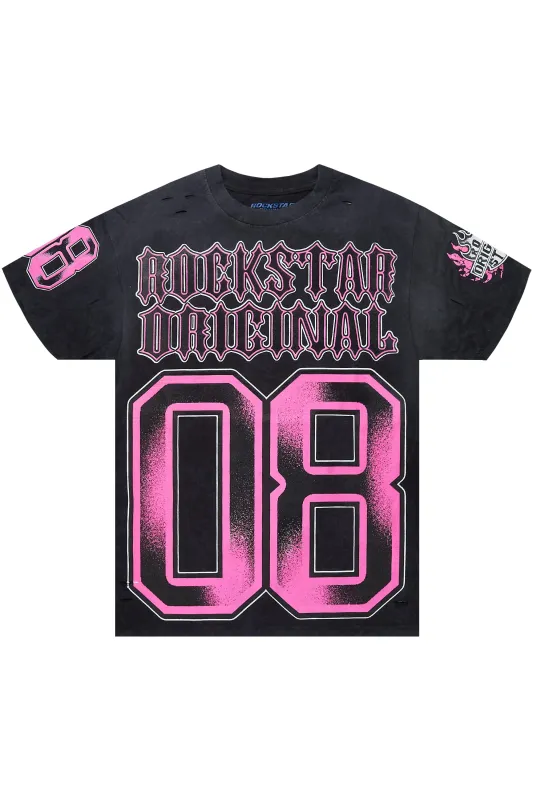 TaNeshia Black Oversized T-Shirt sold by Rockstar Original