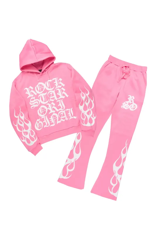 Anisha Pink Stacked Track Set sold by Rockstar Original