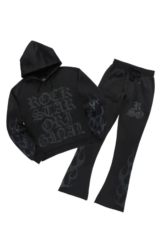 Anisha Black Stacked Track Set sold by Rockstar Original