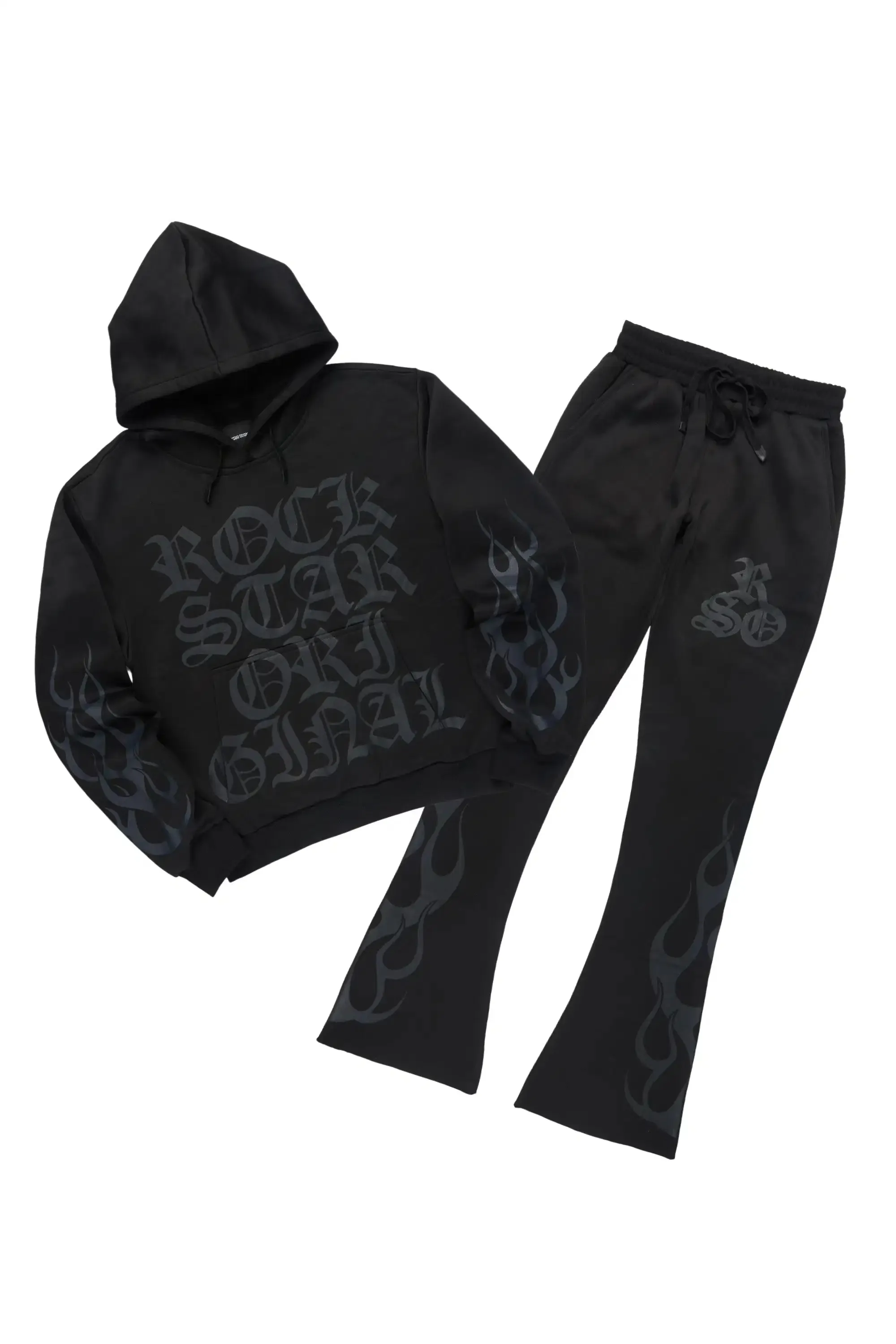 Anisha Black Stacked Track Set sold by Rockstar Original