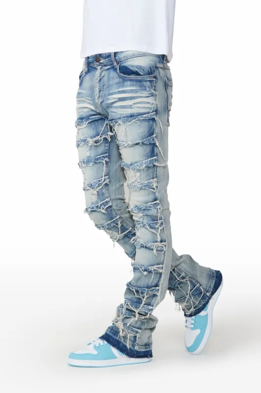 Waylon Tint Stacked Flare Jean sold by Rockstar Original