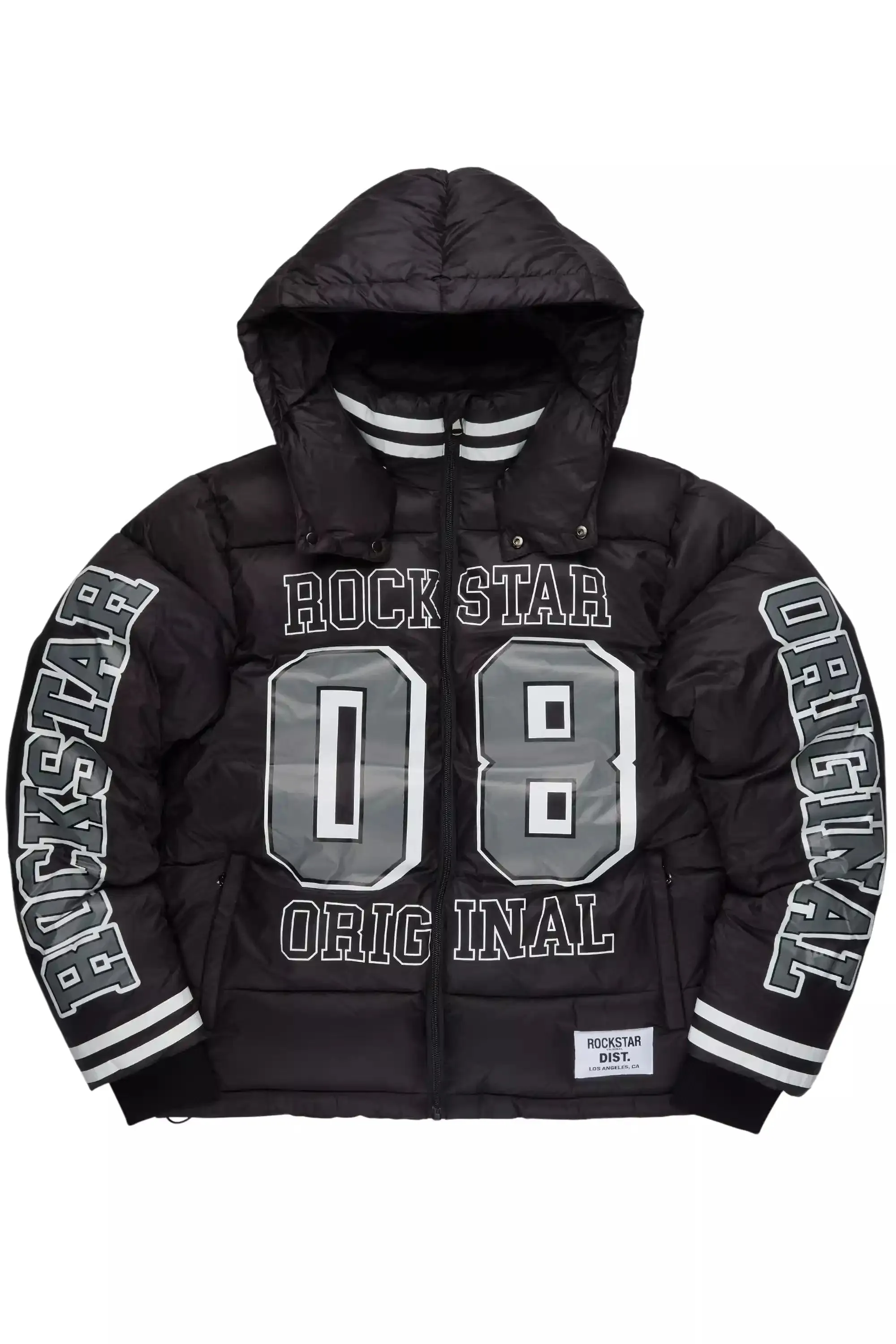 Yaco Black Puffer Jacket sold by Rockstar Original