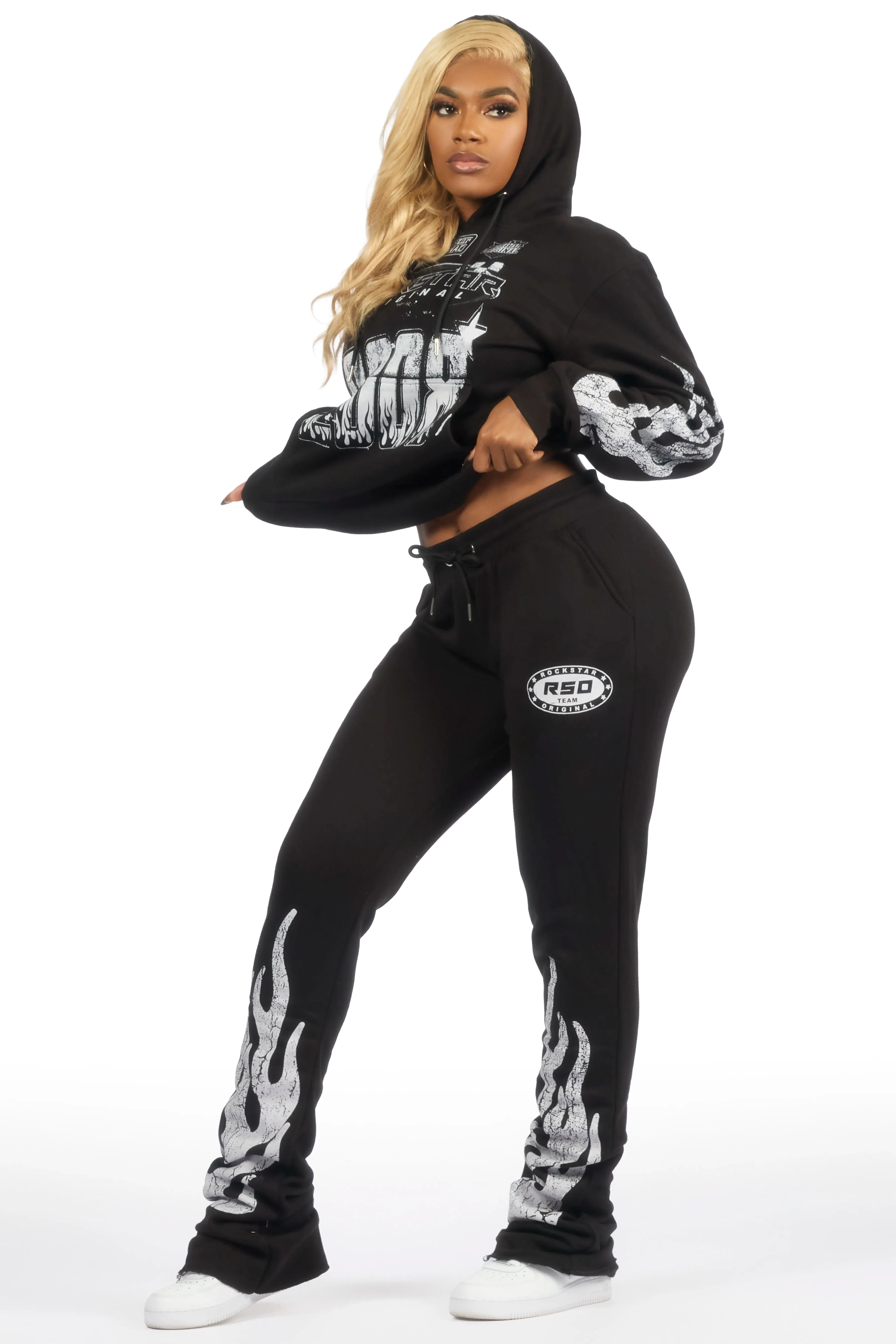 Esha 2.0 Black Super Stacked Flare Trackset sold by Rockstar Original product image thumbnail 3