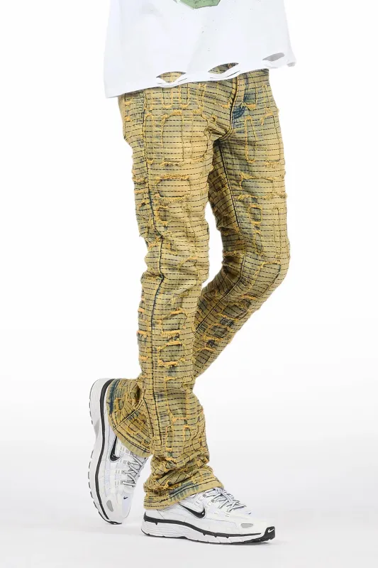 Gribo Vintage Stacked Flare Jean sold by Rockstar Original