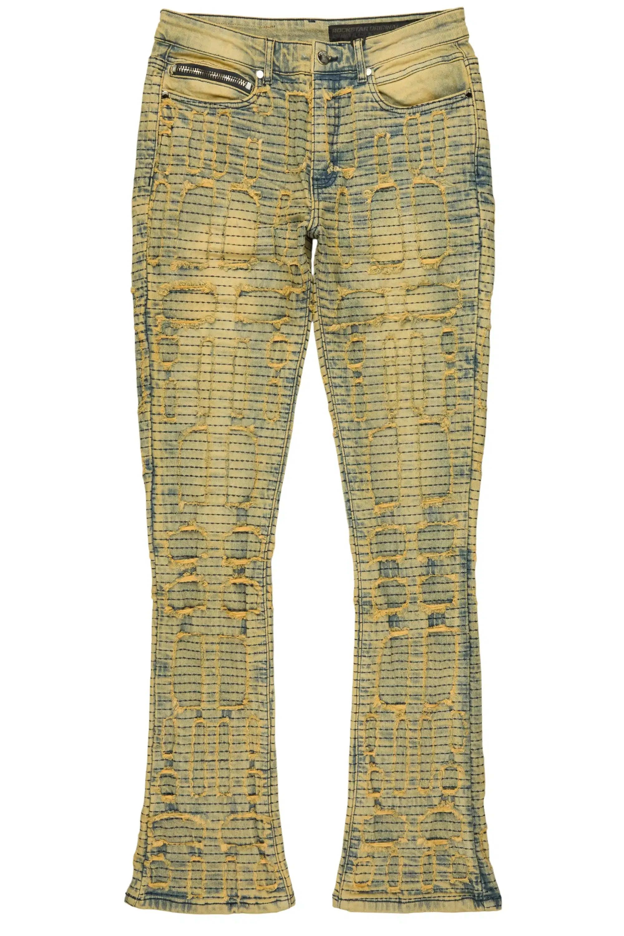 Gribo Vintage Stacked Flare Jean sold by Rockstar Original product image thumbnail 2