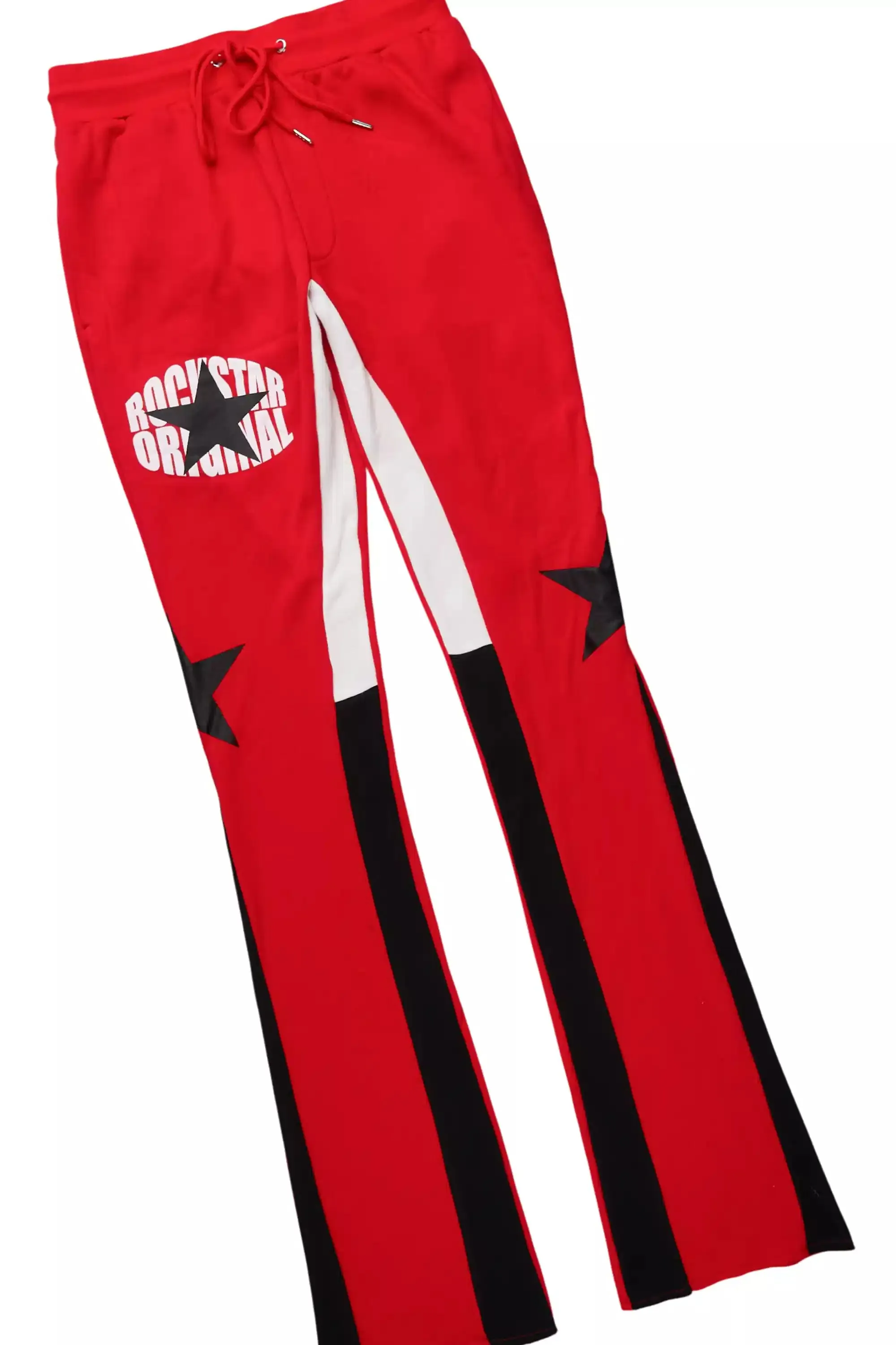 States Red/Black Hoodie Stacked Flare Track Set sold by Rockstar Original product image thumbnail 4