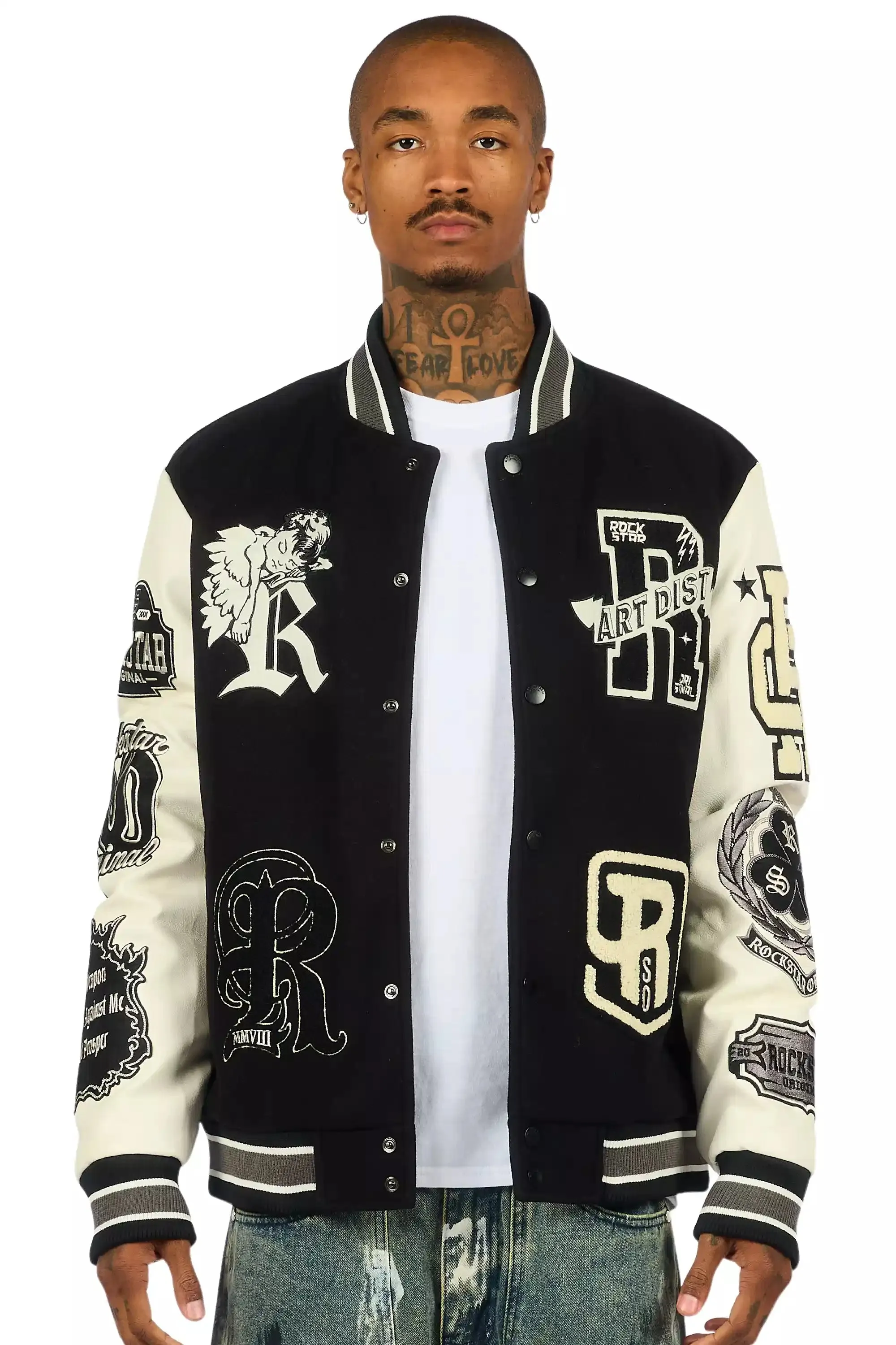 Champion Black Varsity Jacket sold by Rockstar Original product image thumbnail 2