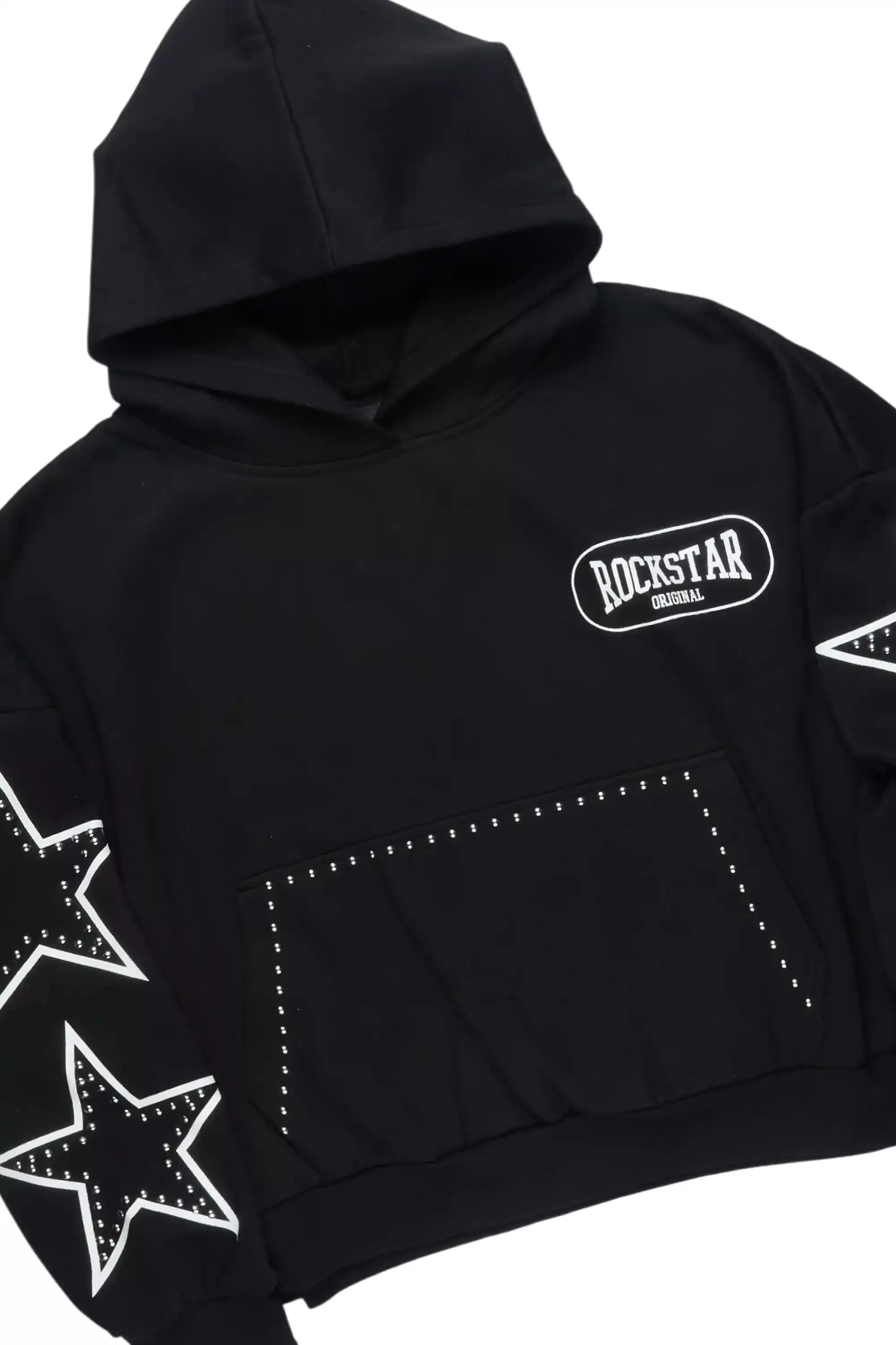 Zirka Black Hoodie Baggy Fit Pant Track Set sold by Rockstar Original product image thumbnail 5