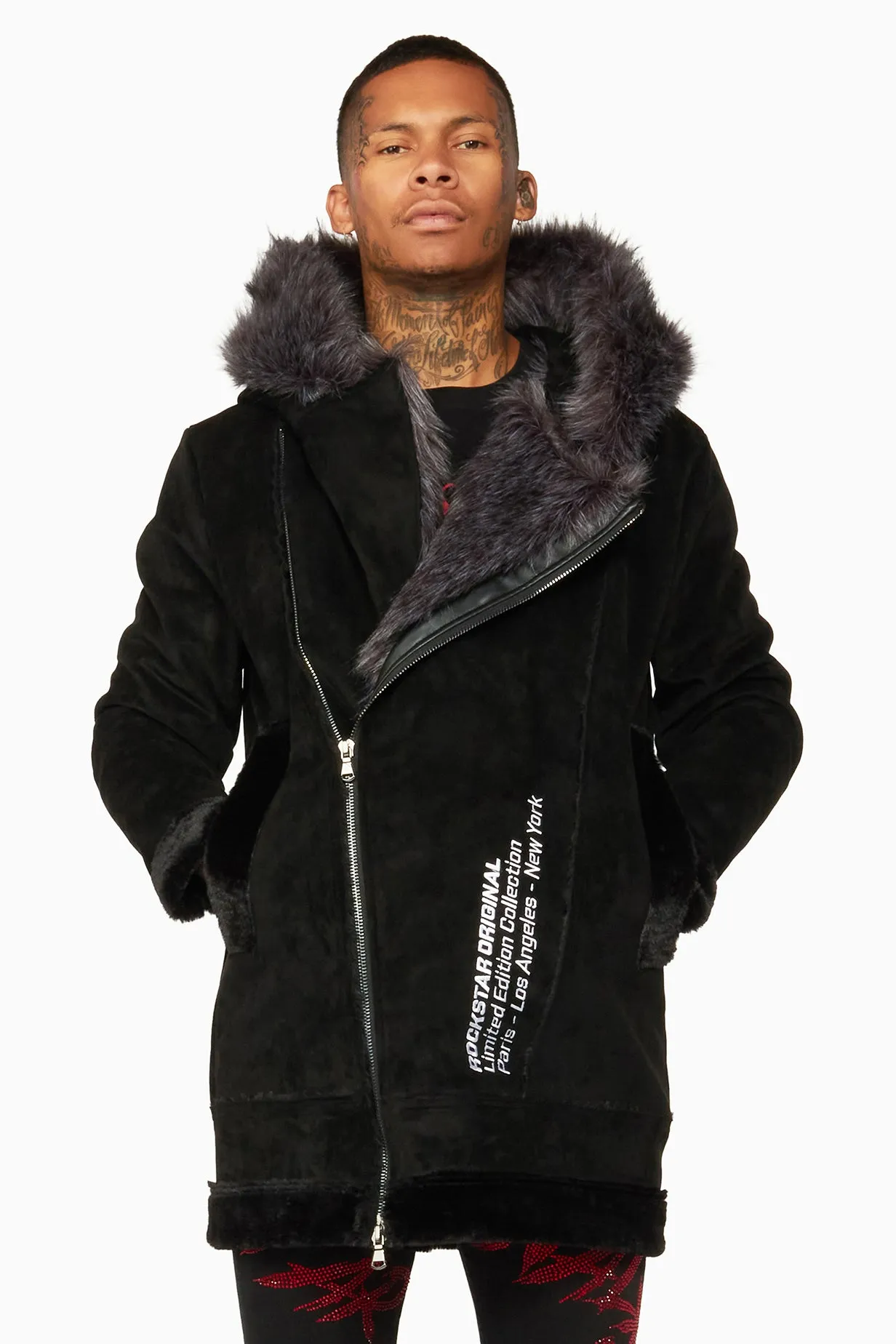 Keegan 3.0 Black Faux Fur Jacket sold by Rockstar Original