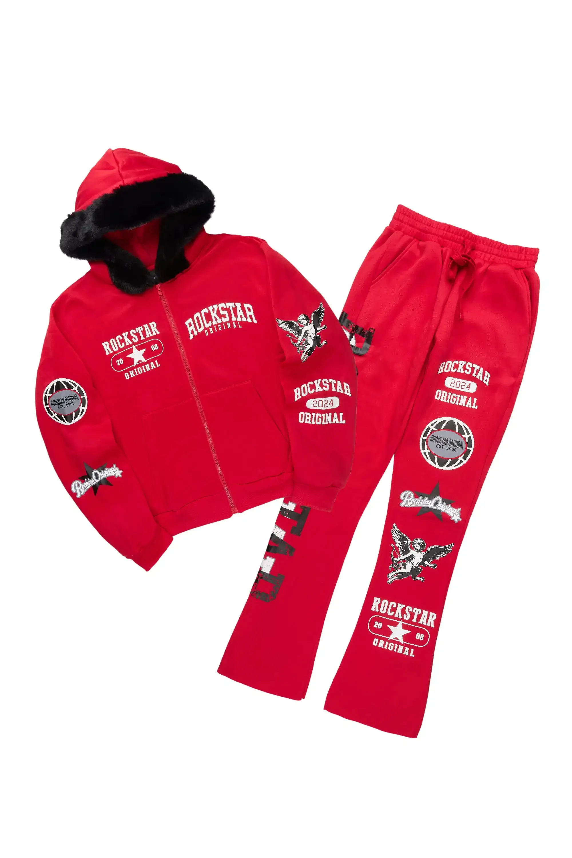 Chastity Red Stacked Track Set sold by Rockstar Original