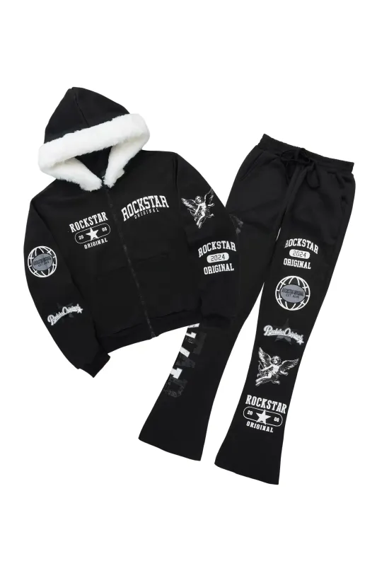 Chastity Black Stacked Track Set sold by Rockstar Original