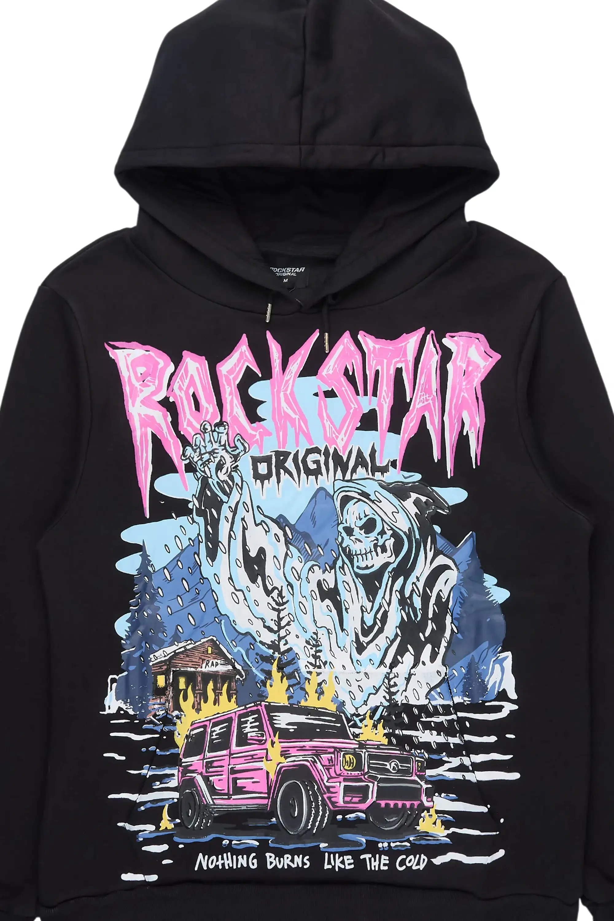 Kip Black Graphic Relaxed Hoodie sold by Rockstar Original product image thumbnail 2