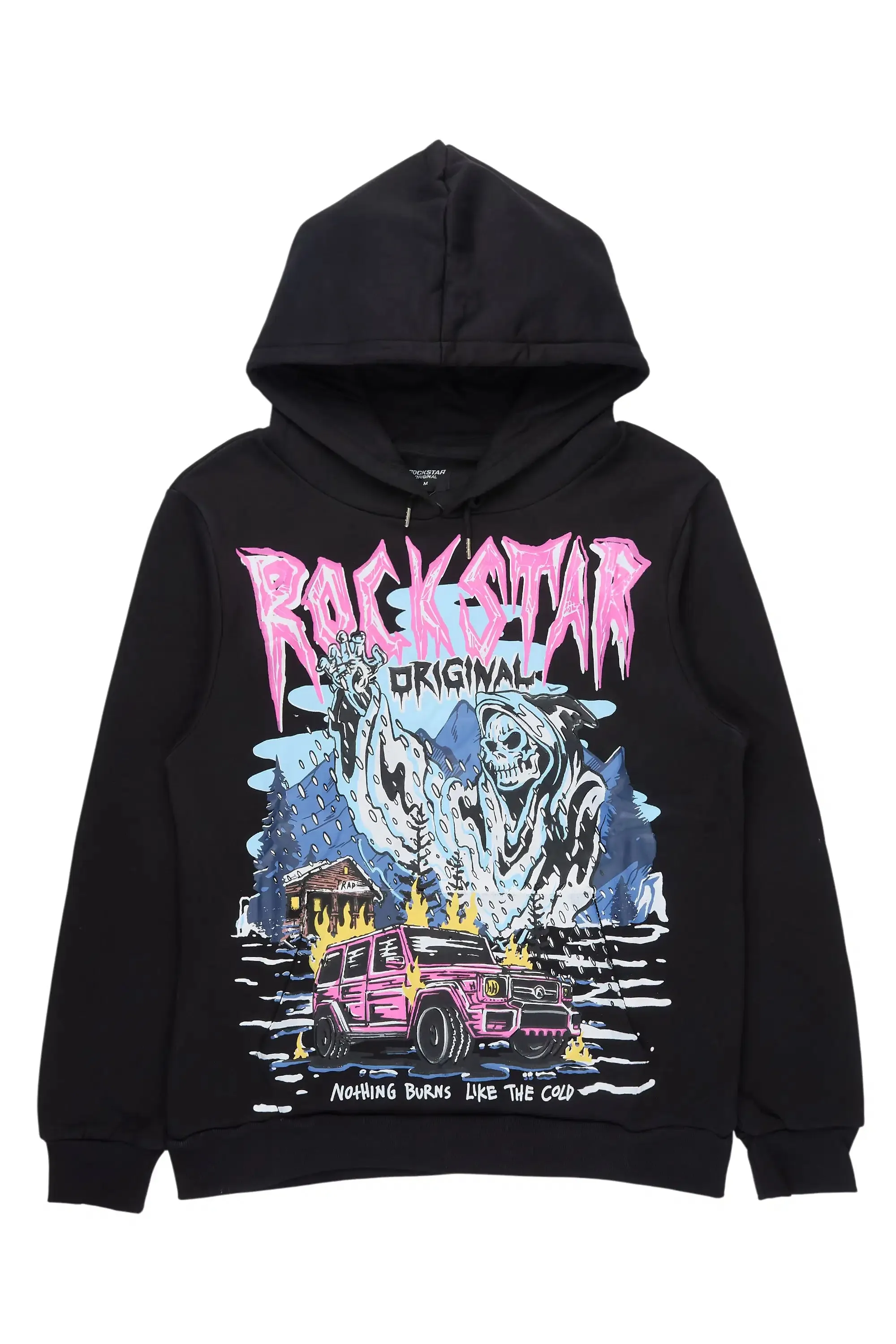 Kip Black Graphic Relaxed Hoodie sold by Rockstar Original