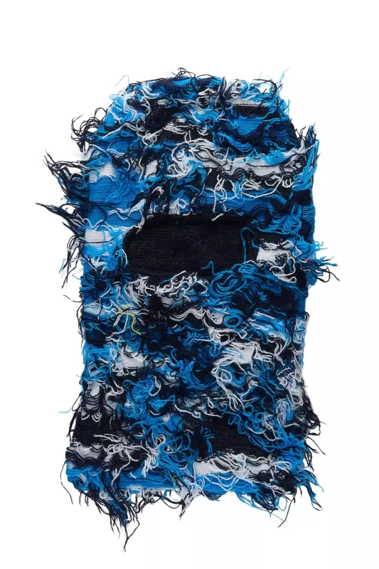 Otto Blue/Black Fuzzy Ski Mask made by Rockstar Original