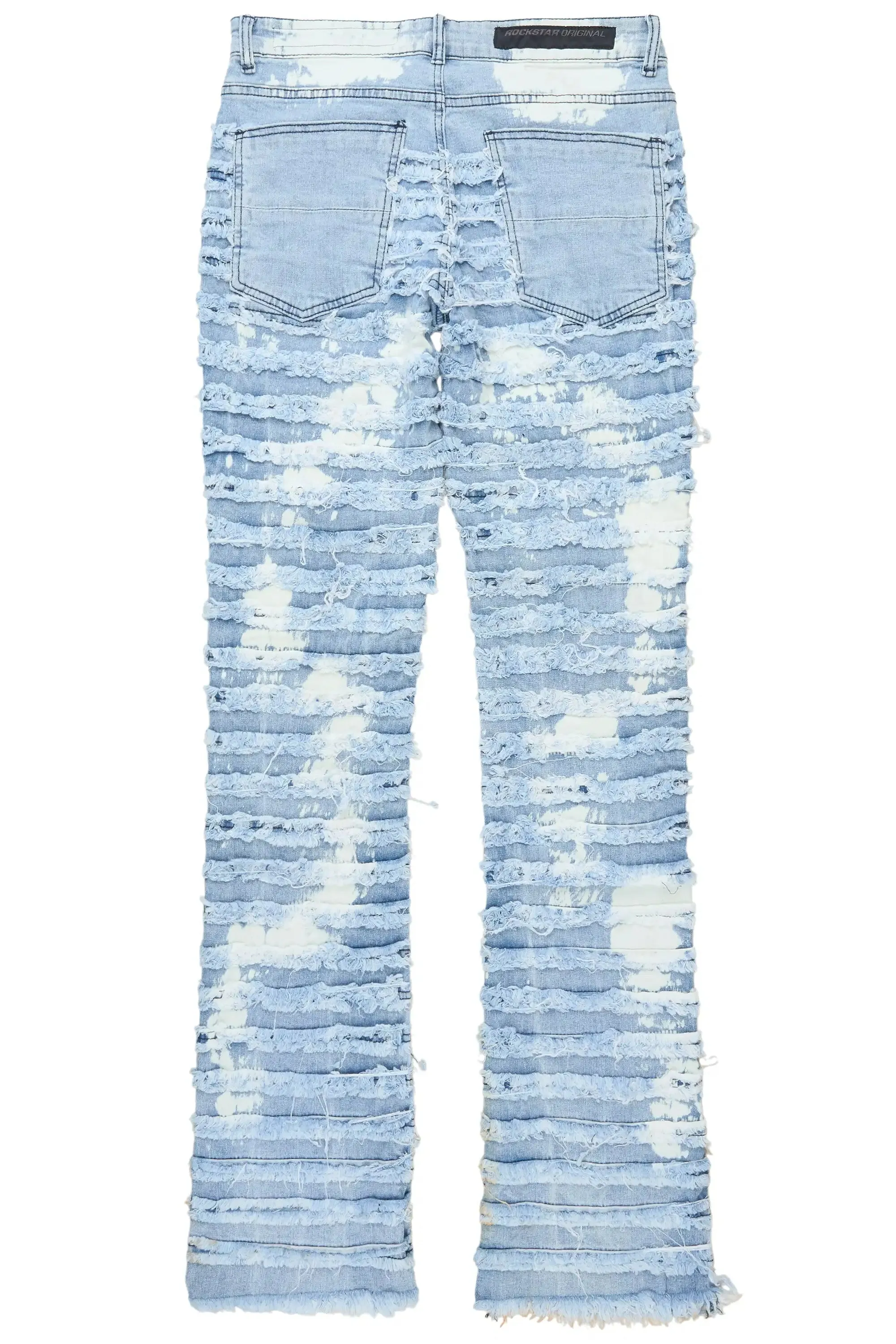 Inferna Blue Stacked Flare Jean sold by Rockstar Original product image thumbnail 3