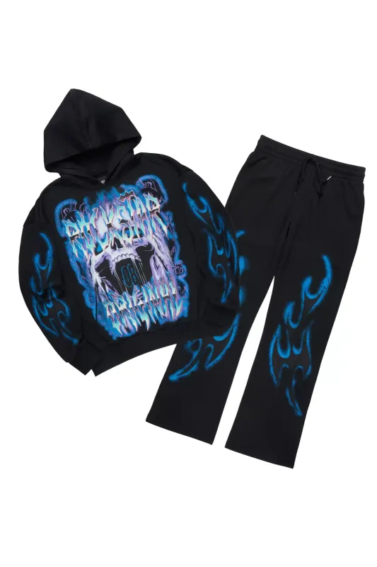 Rez Black Hoodie/Baggy Pant Track Set sold by Rockstar Original
