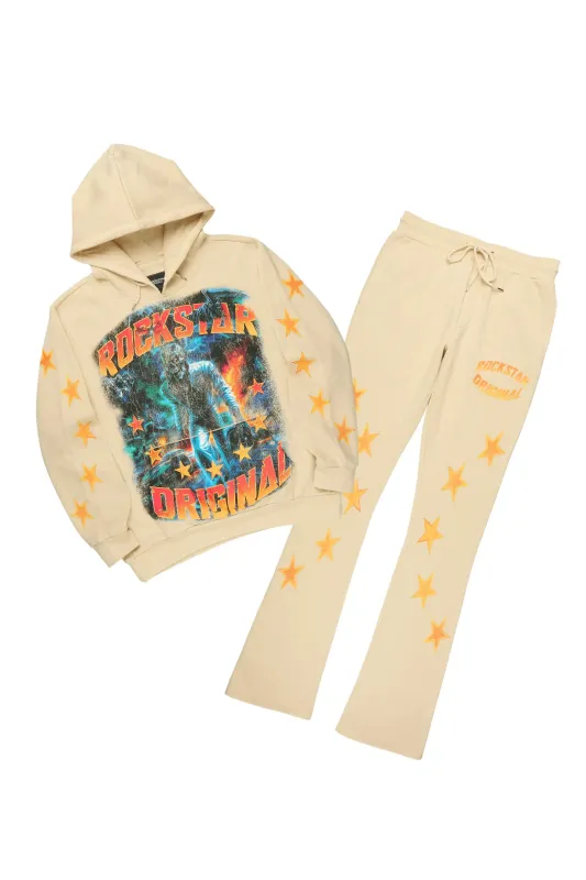 Torque Beige Hoodie/Stacked Pant Track Set sold by Rockstar Original