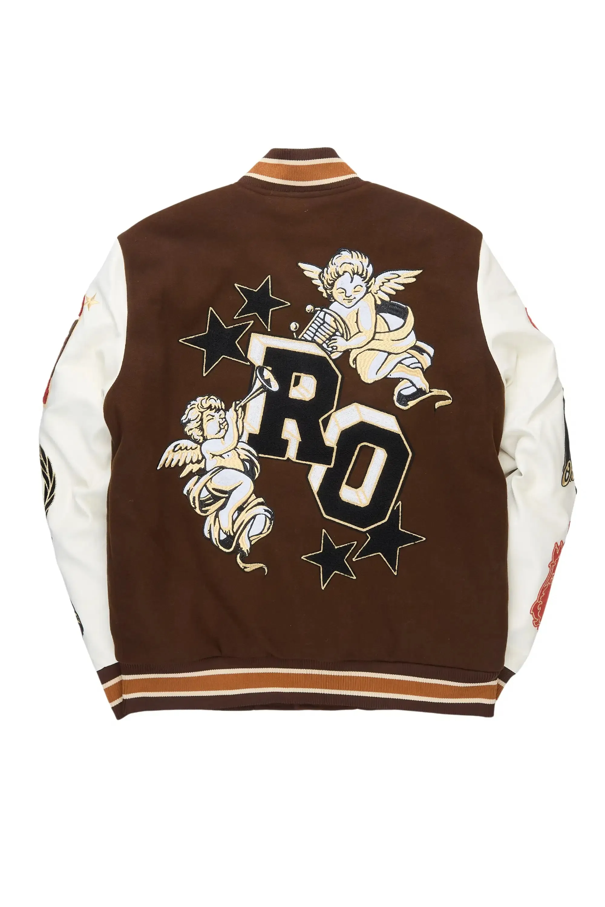 Champion Brown Varsity Jacket sold by Rockstar Original product image thumbnail 4
