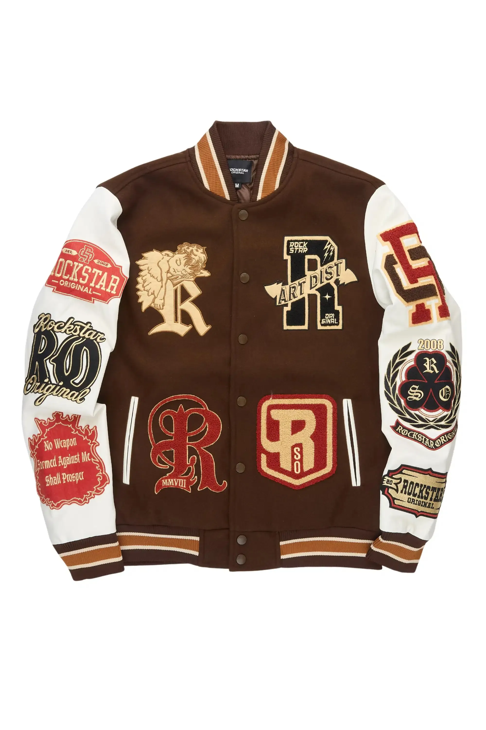 Champion Brown Varsity Jacket sold by Rockstar Original