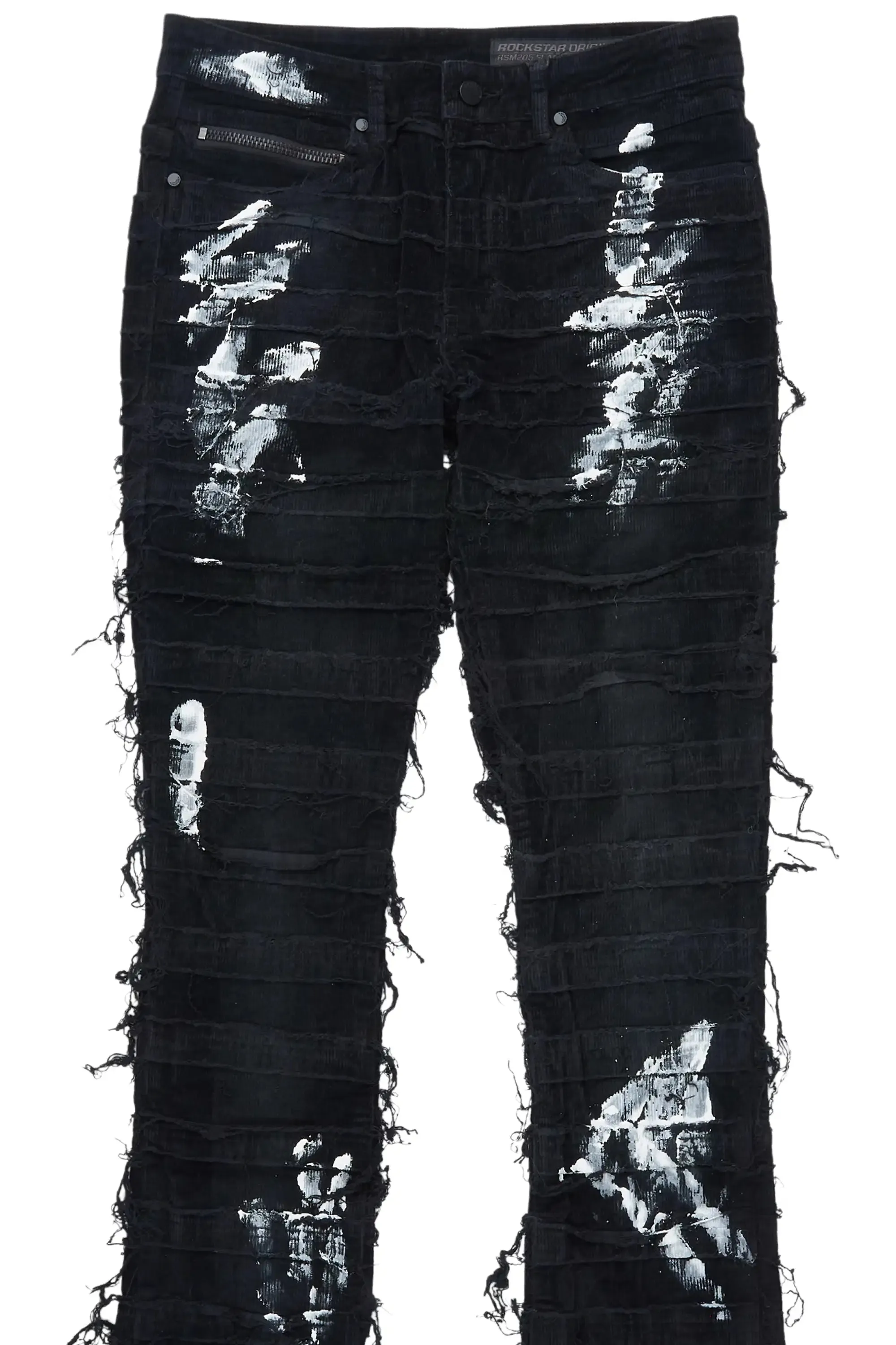 Garson Black Painter Stacked Flare Corduroy Pant sold by Rockstar Original product image thumbnail 2