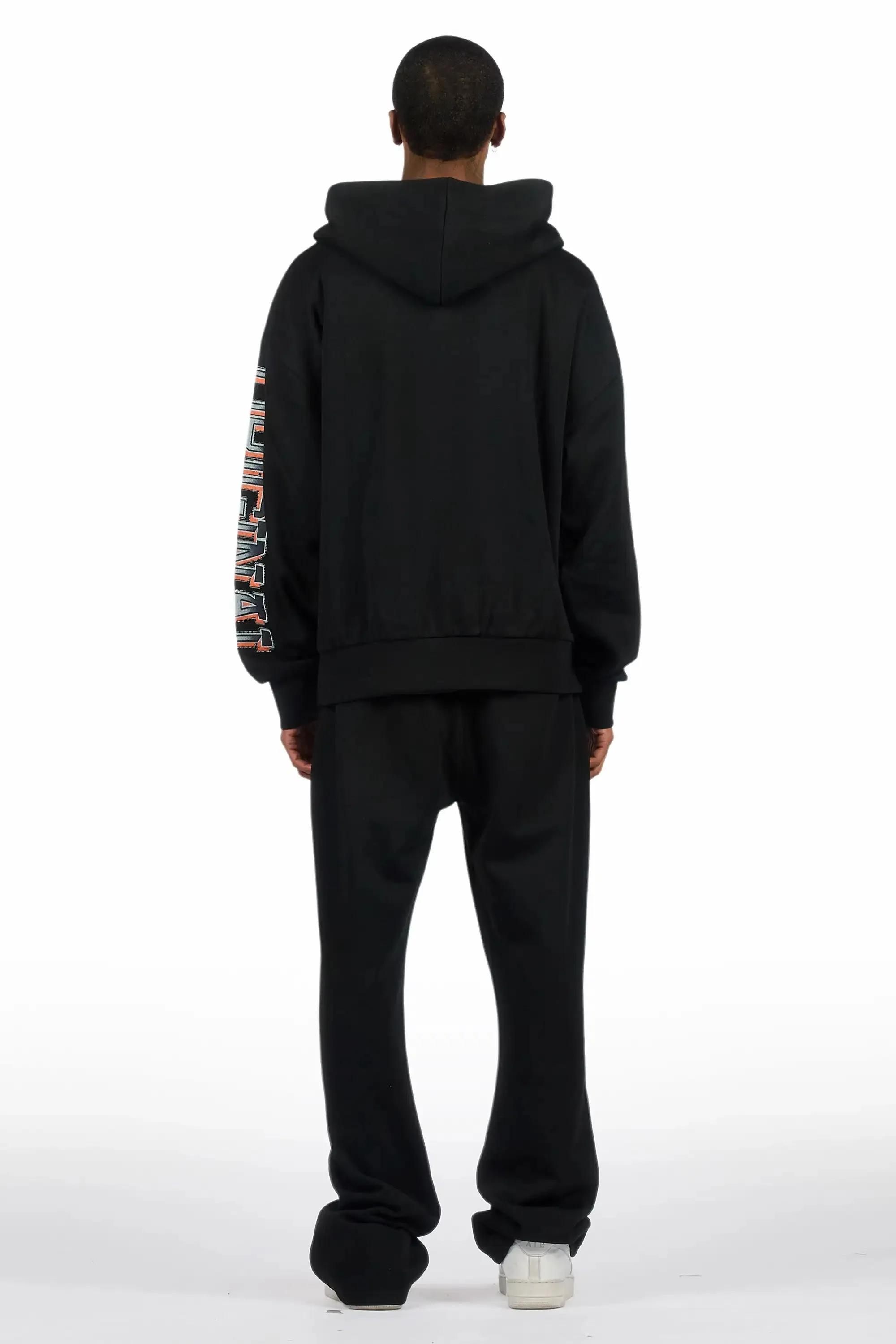 Kross Black Hoodie/Baggy Pant Track Set sold by Rockstar Original product image thumbnail 4