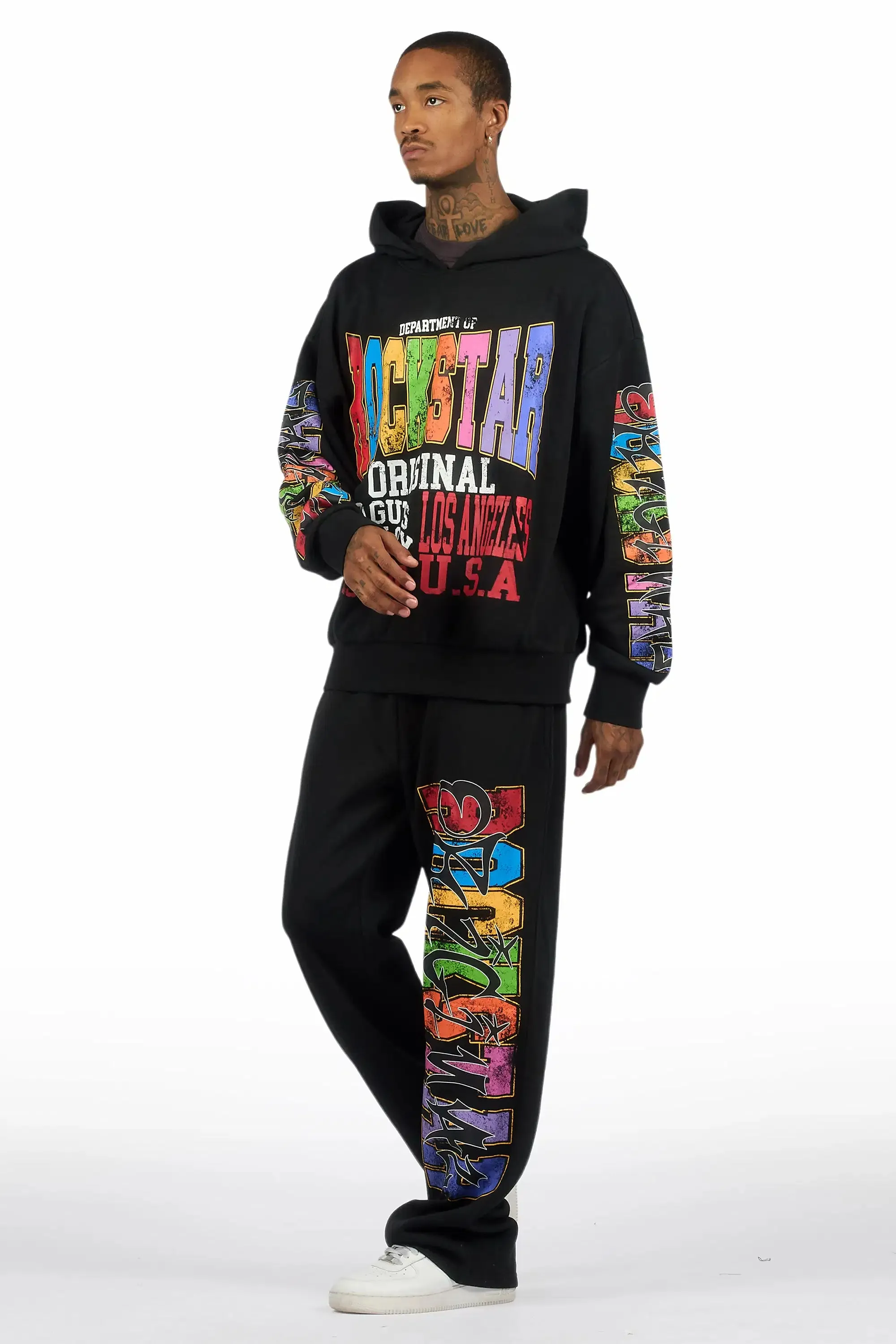 Bunt Black Hoodie/Baggy Pant Track Set sold by Rockstar Original product image thumbnail 5
