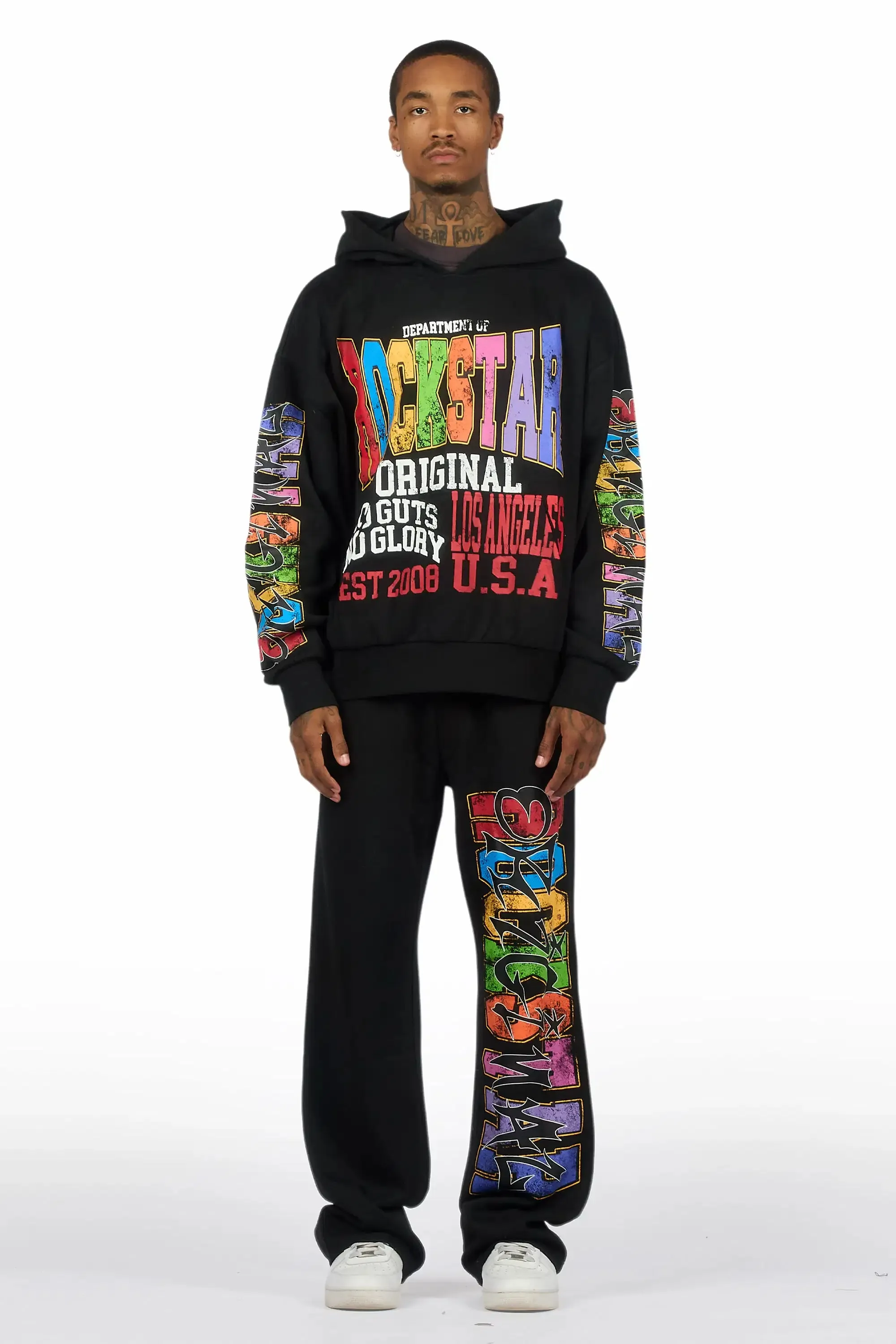 Bunt Black Hoodie/Baggy Pant Track Set sold by Rockstar Original product image thumbnail 2
