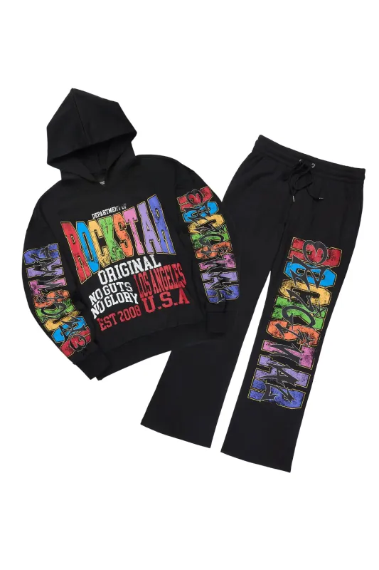 Bunt Black Hoodie/Baggy Pant Track Set sold by Rockstar Original