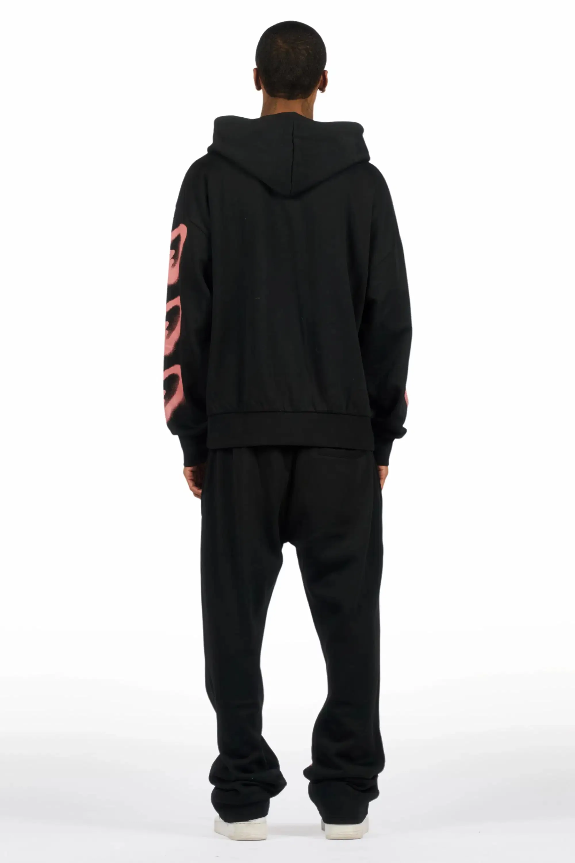 Loverdose Black Hoodie/Baggy Pant Track Set sold by Rockstar Original product image thumbnail 5