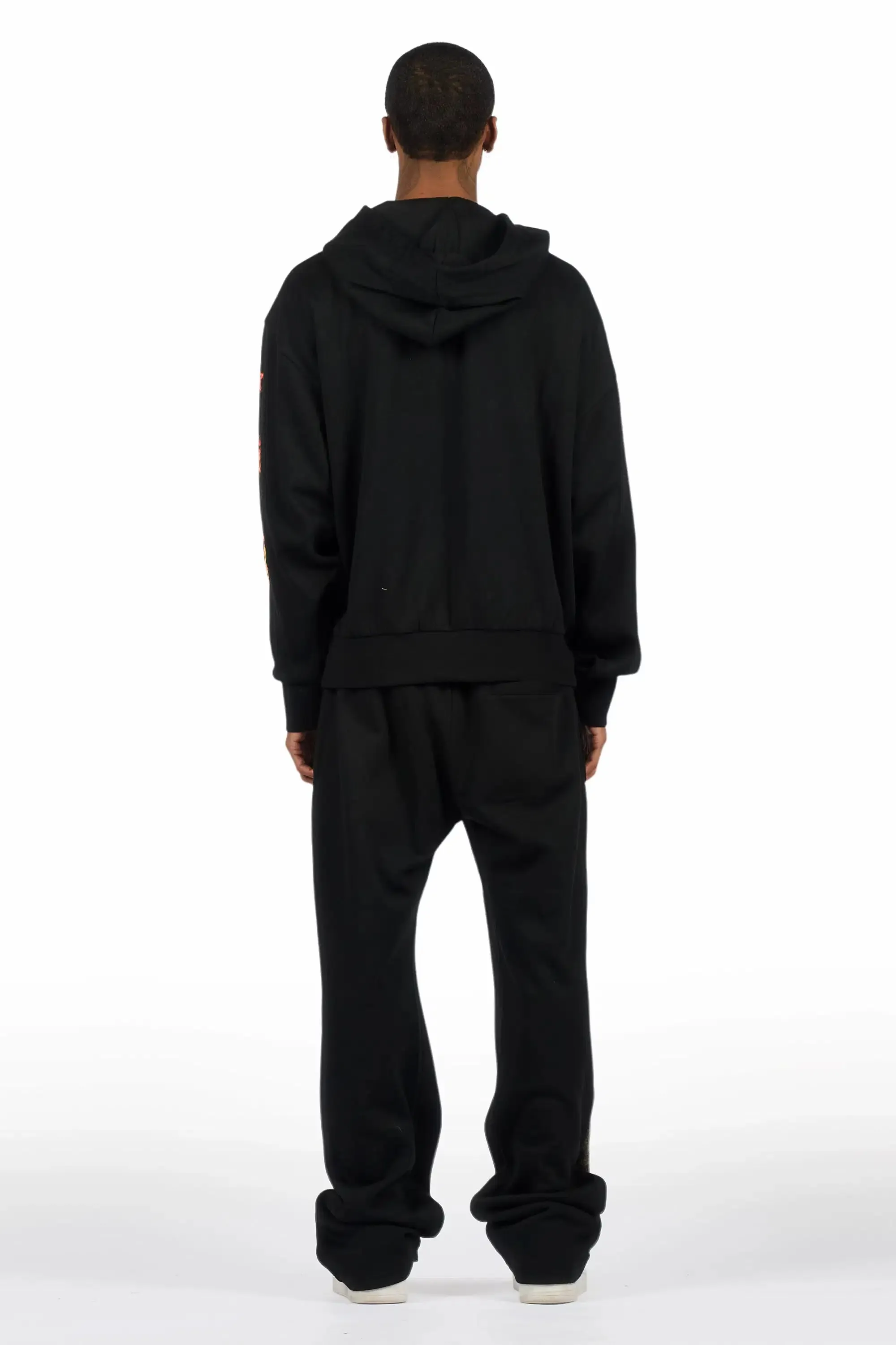Jantra Black Hoodie/Baggy Pant Track Set sold by Rockstar Original product image thumbnail 5
