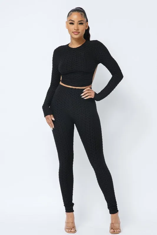 Jenifer Black Active Legging Set sold by Rockstar Original product image thumbnail 2