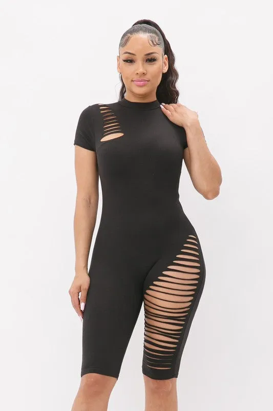 Moriah Black Romper sold by Rockstar Original