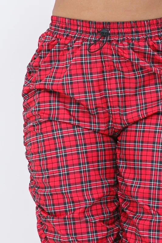 Pheyella Red Plaid Nylon Pant sold by Rockstar Original product image thumbnail 5