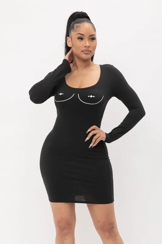 Jazmyne Black Mini Dress sold by Rockstar Original product image thumbnail 2