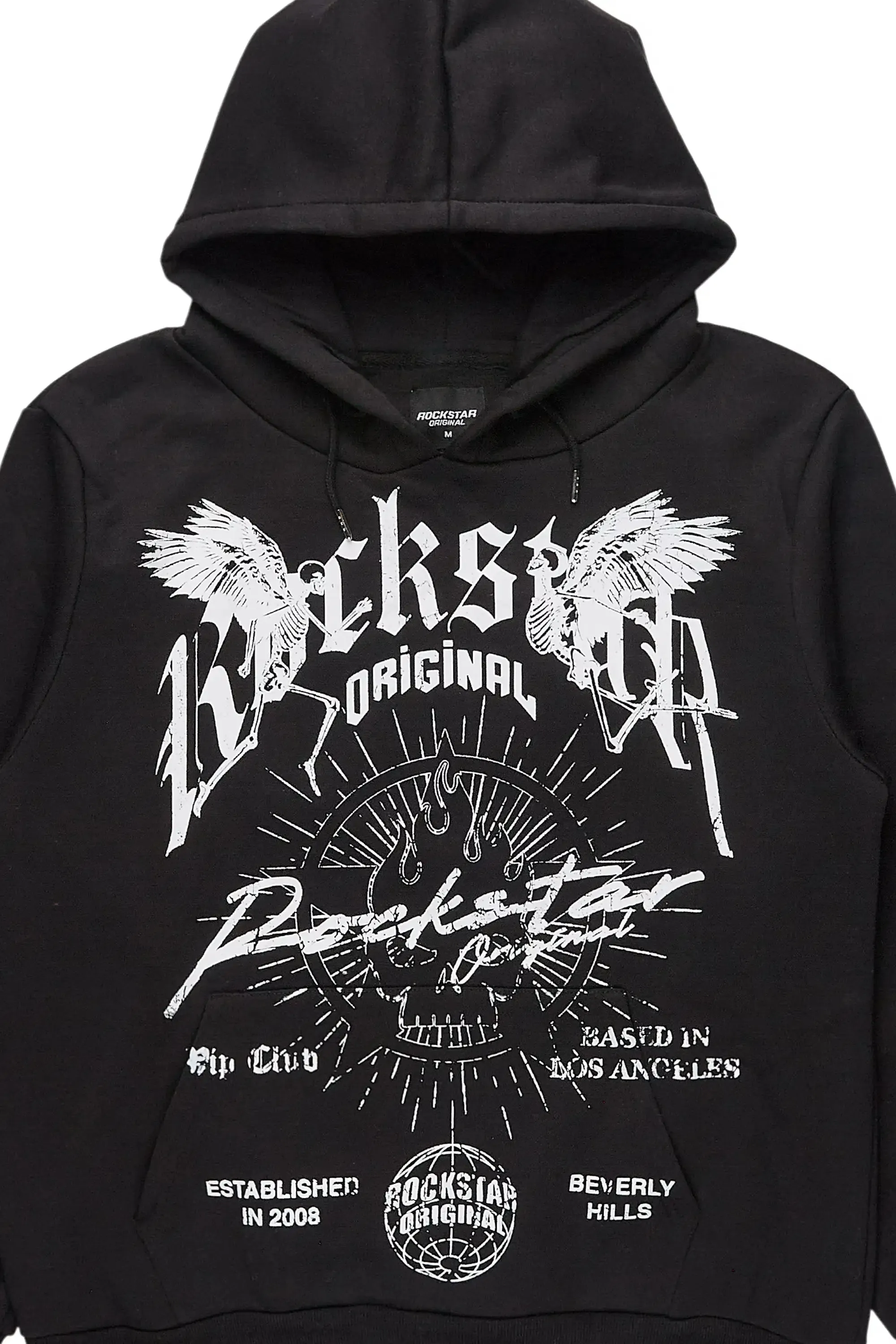 Tally Black Graphic Relaxed Hoodie sold by Rockstar Original product image thumbnail 2