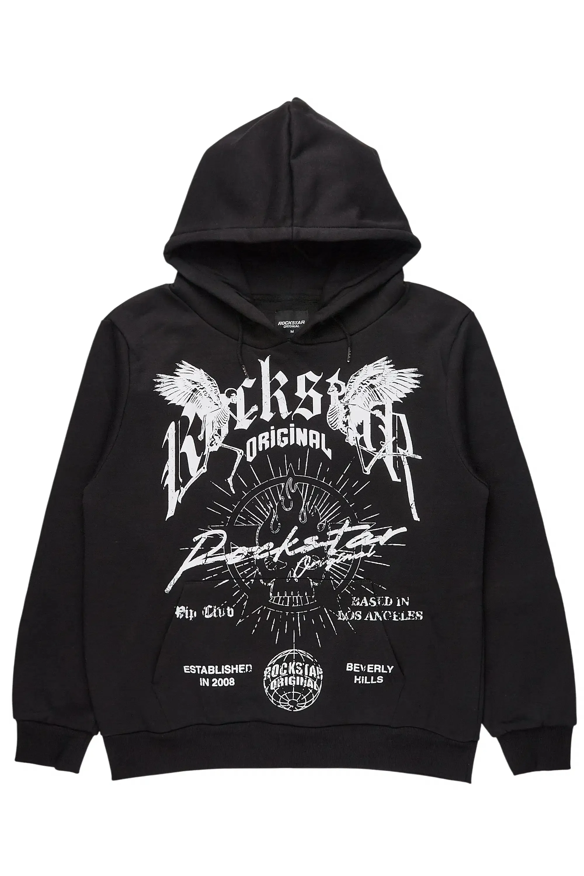 Tally Black Graphic Relaxed Hoodie sold by Rockstar Original