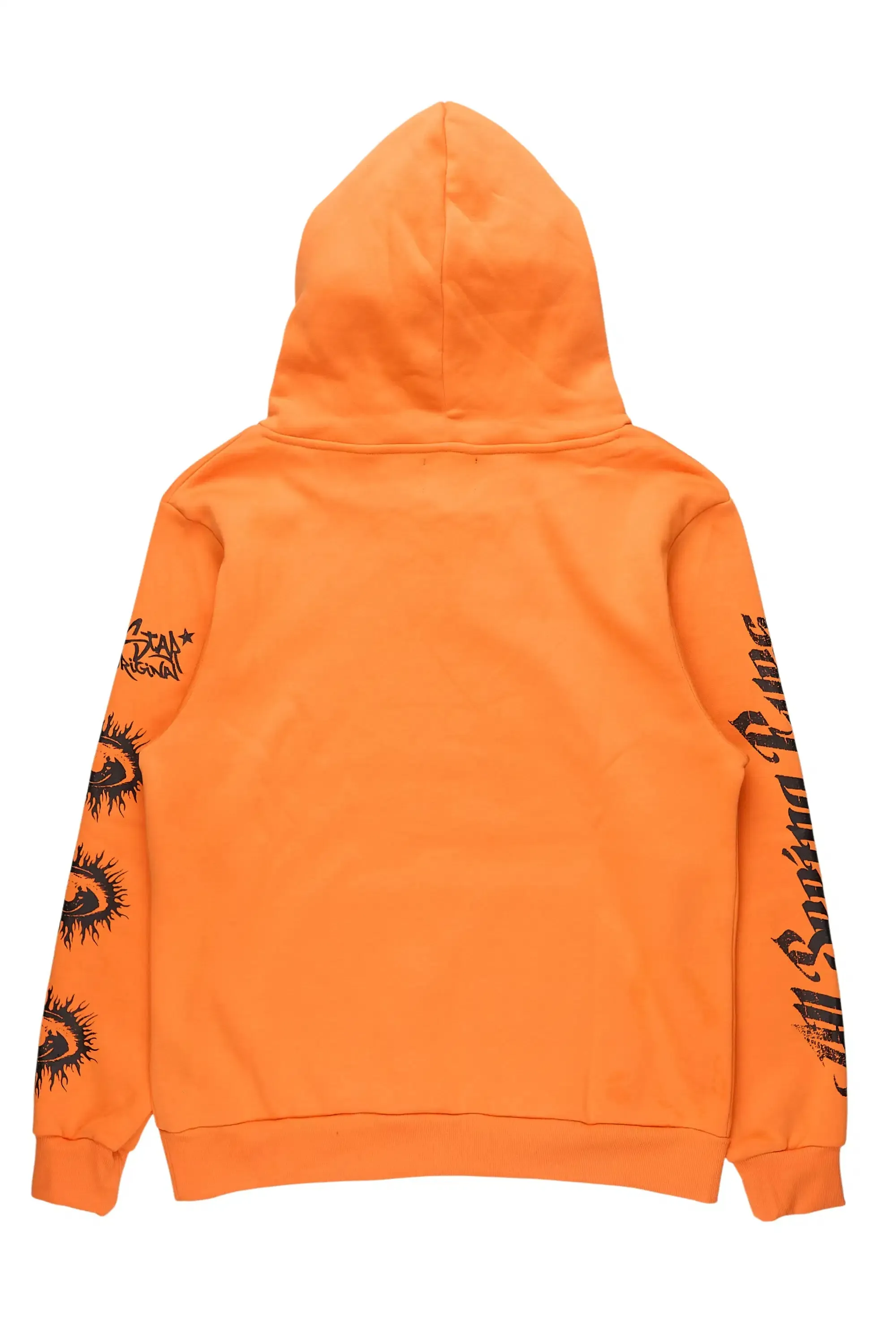 All Seeing Eyes Orange Graphic Relaxed Hoodie sold by Rockstar Original product image thumbnail 3