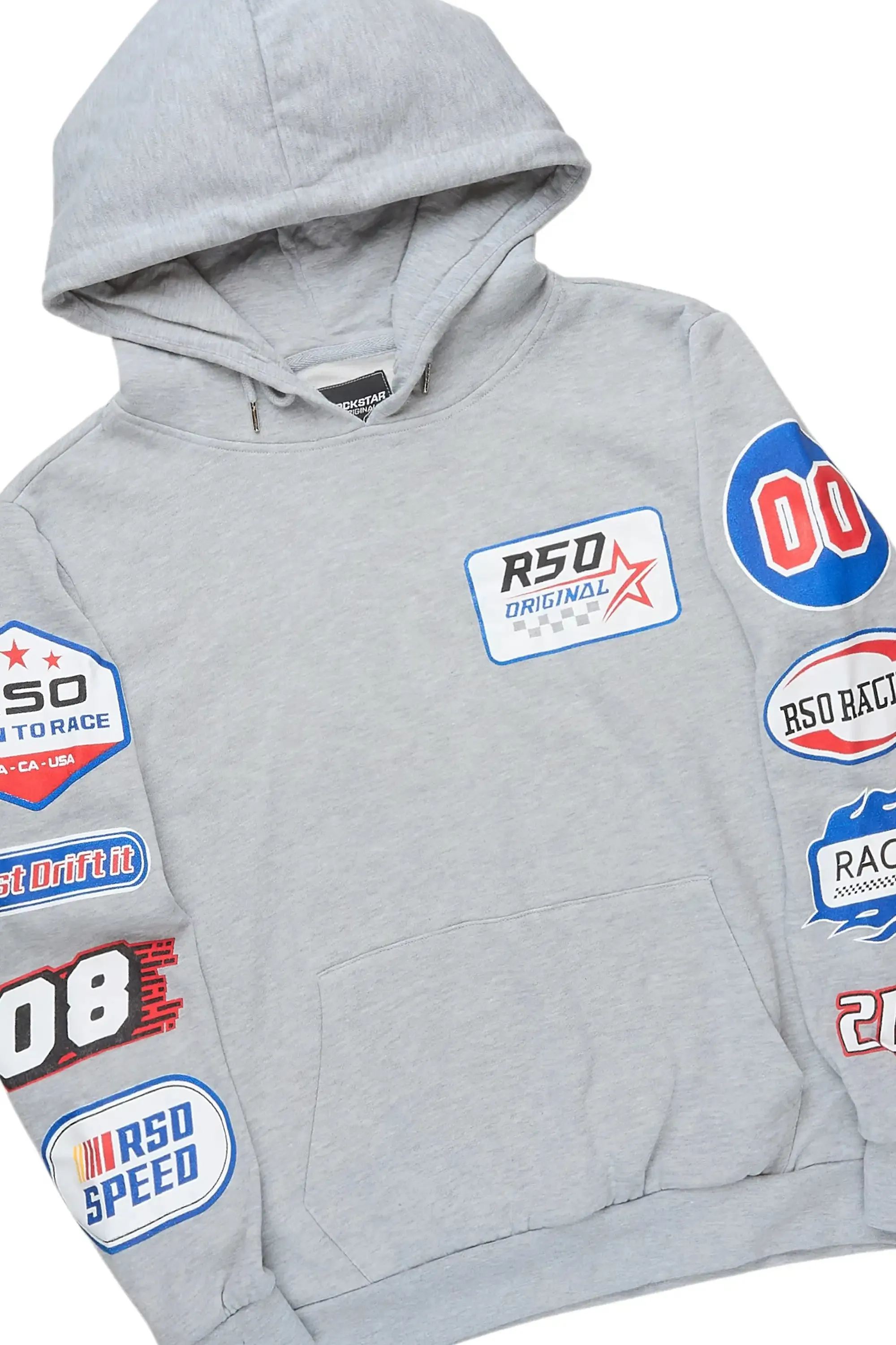 Komanda Heather Grey/Multi Hoodie/Stacked Flare Track Set sold by Rockstar Original product image thumbnail 2