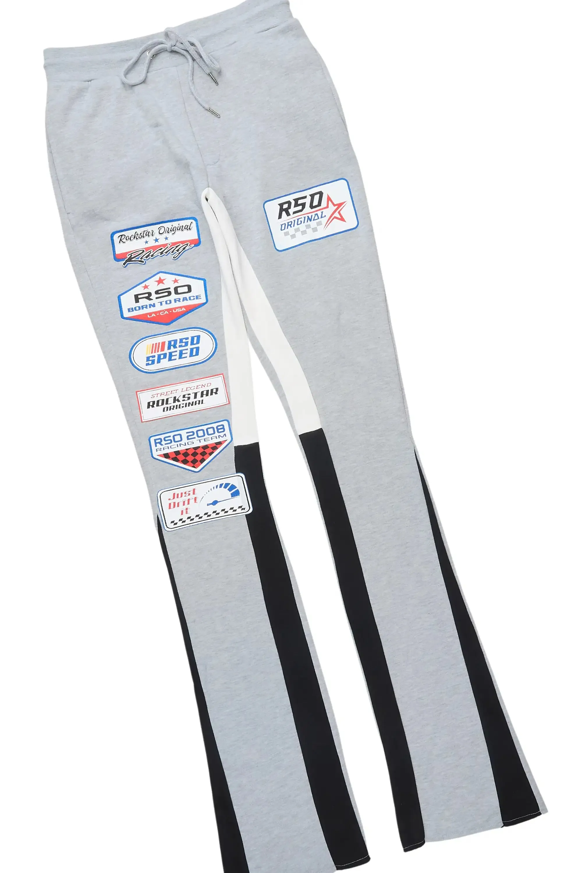 Komanda Heather Grey/Multi Hoodie/Stacked Flare Track Set sold by Rockstar Original product image thumbnail 3