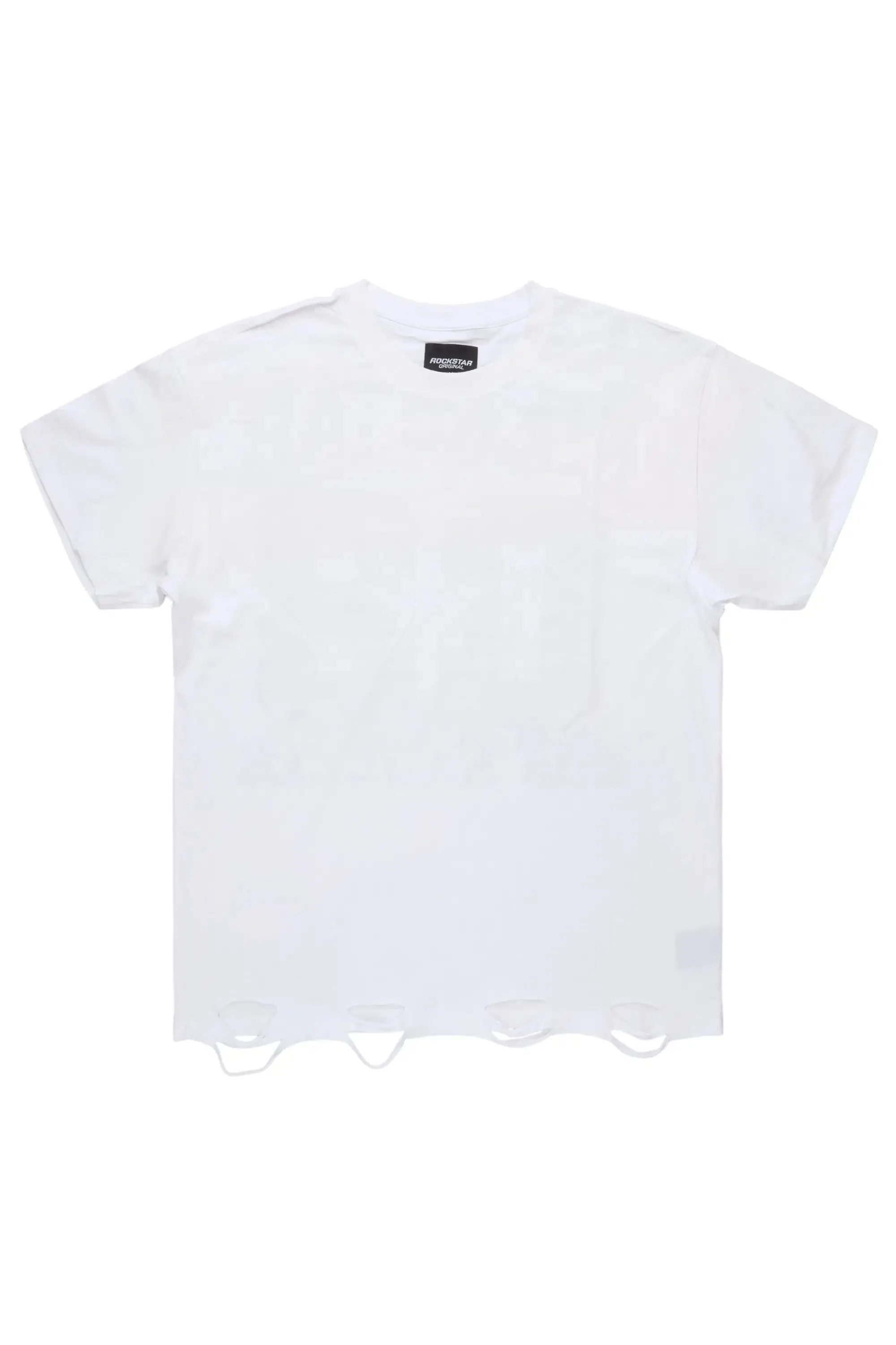 Tennile White Oversized T-Shirt sold by Rockstar Original product image thumbnail 2