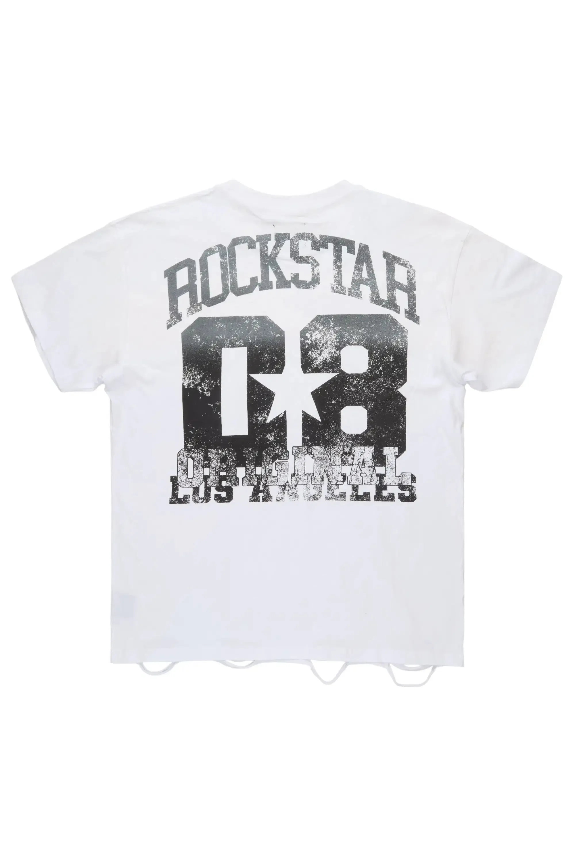 Tennile White Oversized T-Shirt sold by Rockstar Original